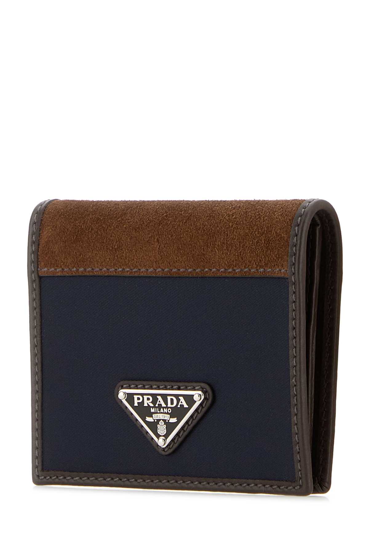 Two-tone fabric and suede wallet 2MO004384F0C1B (Prada / 財布・カードケース ) | Prada (プラダ)(1)
