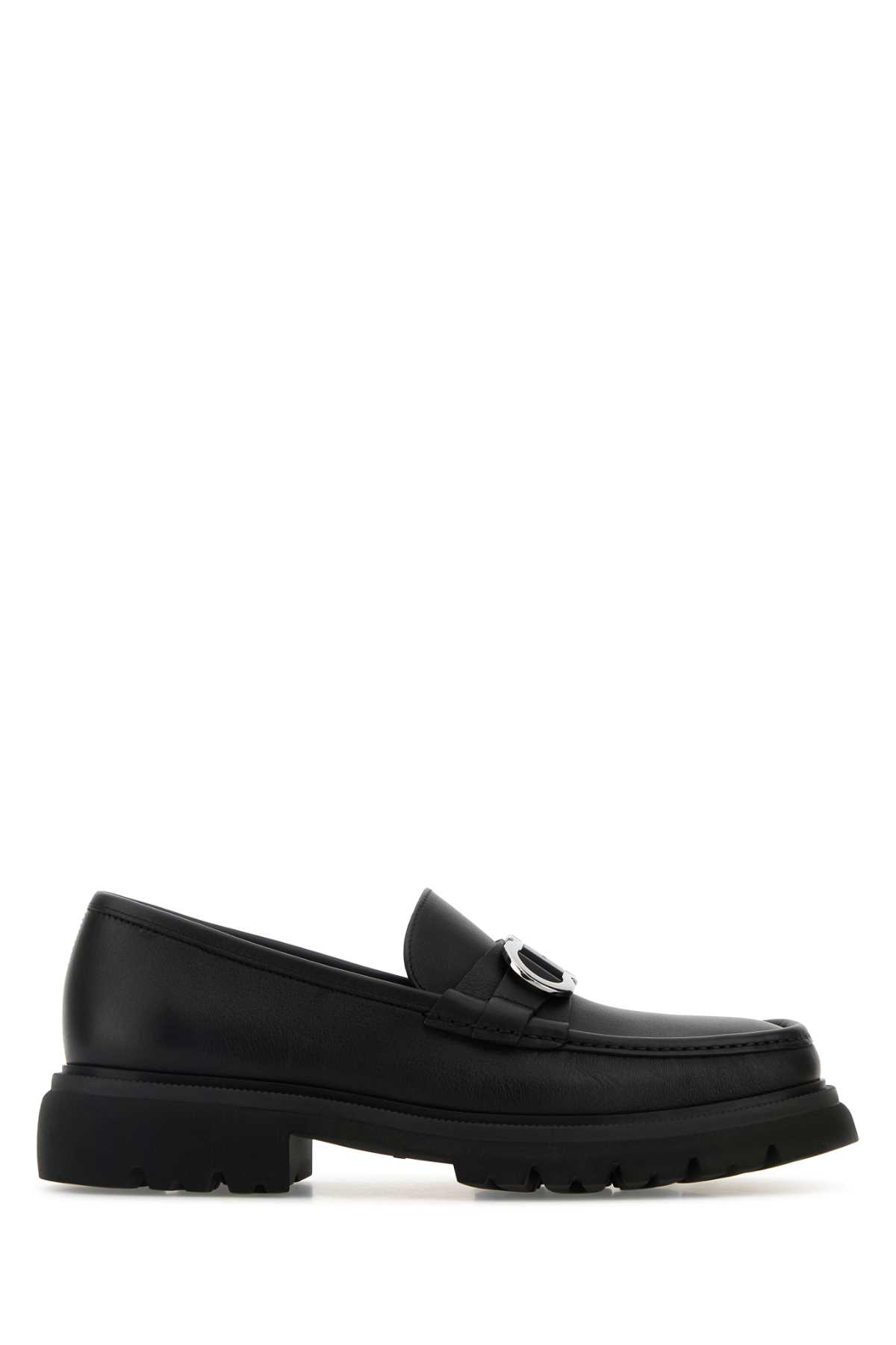 Black leather Cocoon loafers 0282497738502ENERO (FERRAGAMO / ローファー ) | FERRAGAMO (フェラガモ)