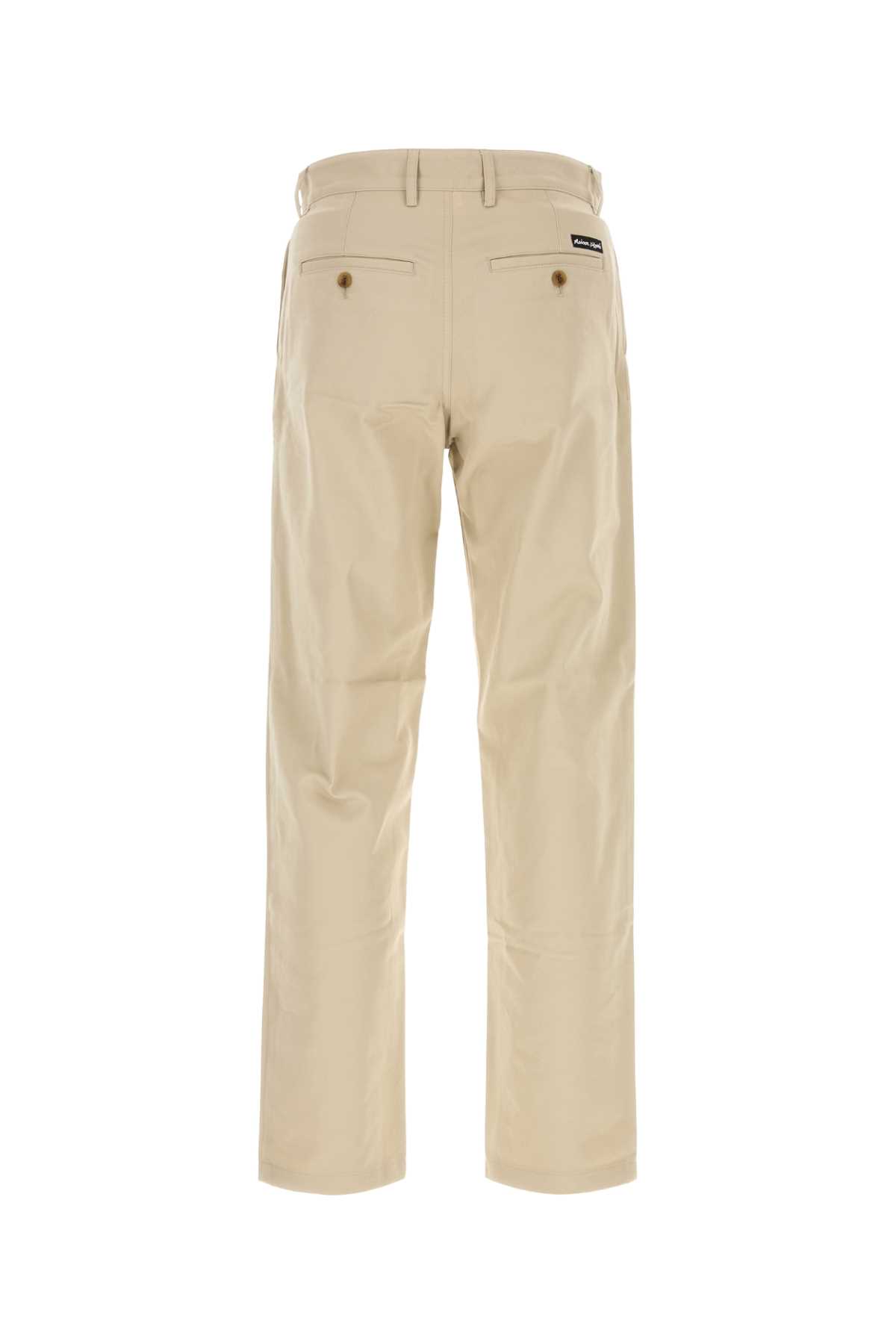 Beige cotto pant OM01101WW90430176 (Maison Kitsuné / パンツ ) | Maison Kitsuné (メゾン キツネ)(1)
