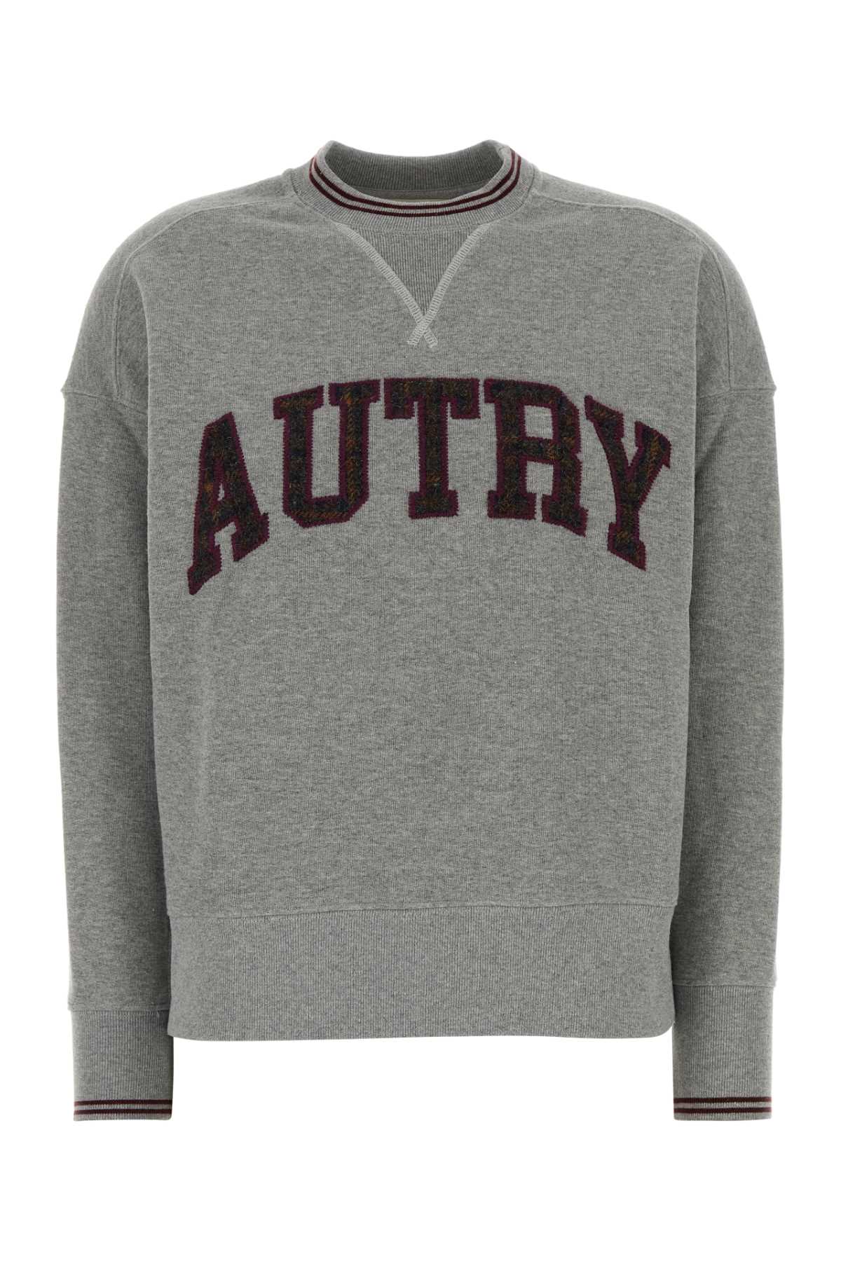 Melange grey cotton sweatshirt SWPWL9HQ (AUTRY / スウェット・フーディー ) | AUTRY (オートリー)