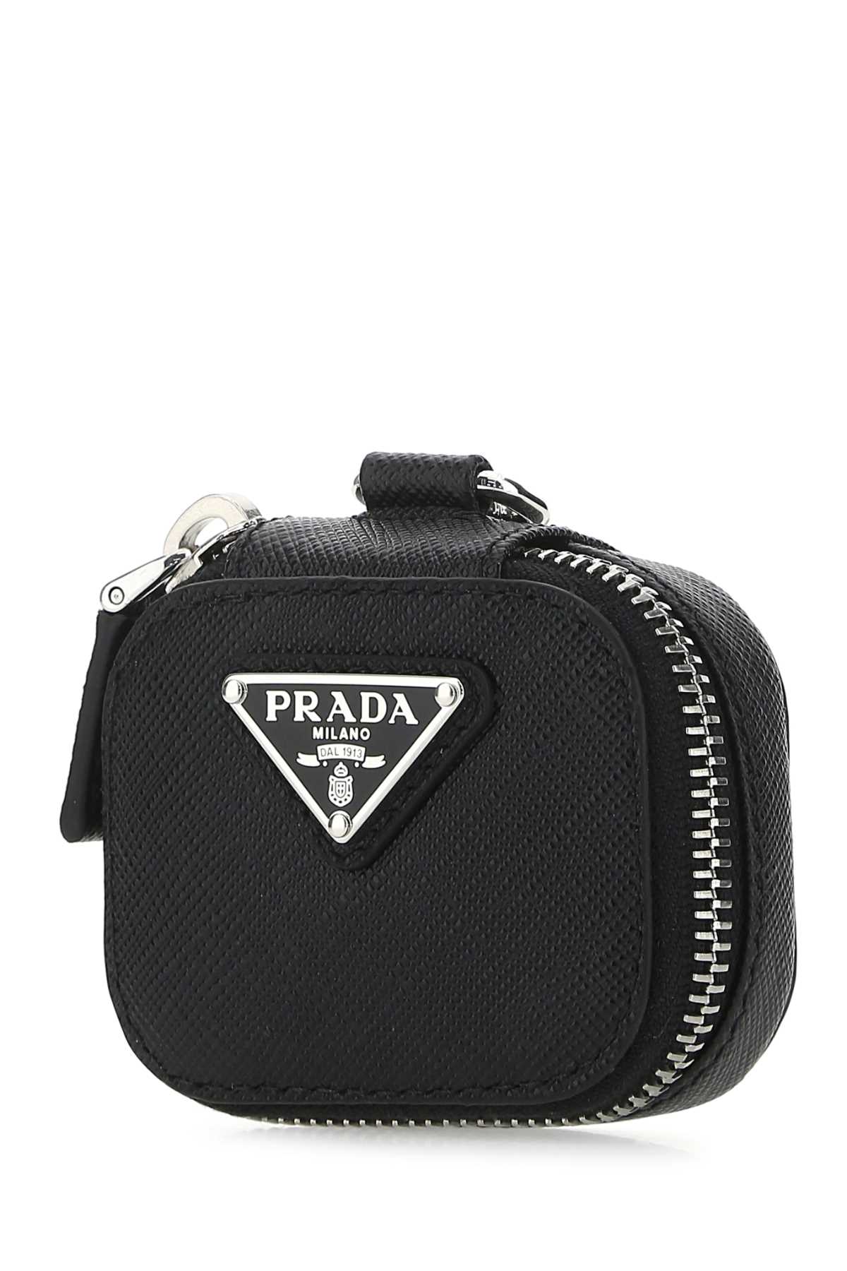 Black leather Air Pods case 2TT1482AHFF0002 (Prada / テックアイテム ) | Prada (プラダ)(1)