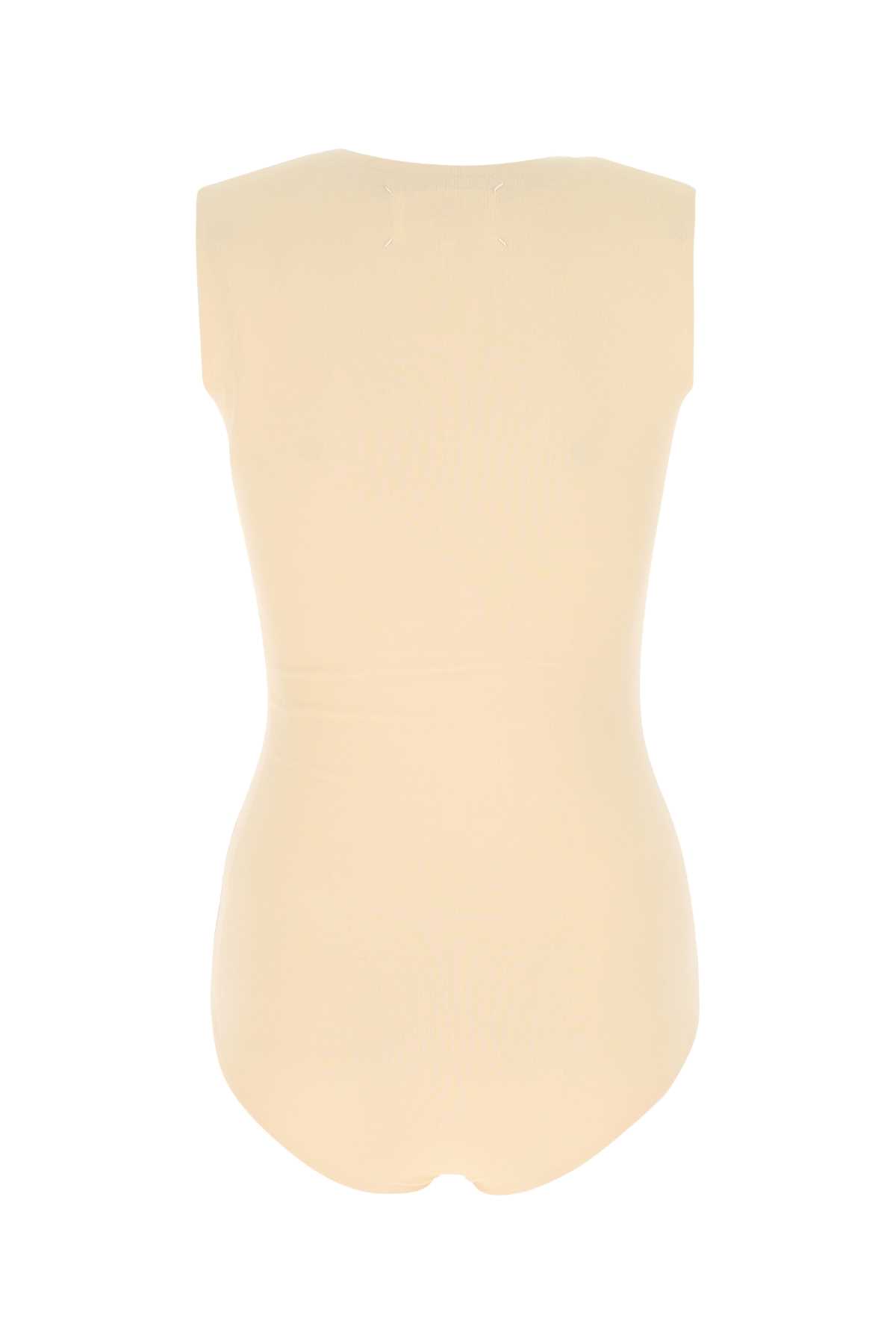 Skin pink stretch viscose bodysuit SI0NA0001S23976118 (Maison Margiela / ボディスーツ ) | Maison Margiela (メゾン マルジェラ)(1)
