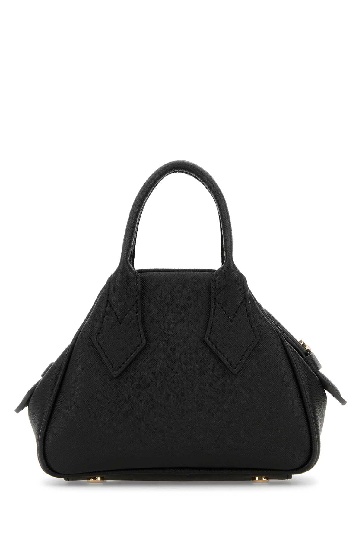 Black synthetic leather mini Yasmine handbag 5C010005WS0021N402 (Vivienne Westwood / ハンドバッグ・ショルダーバッグ ) | Vivienne Westwood (ヴィヴィアン・ウェストウッド)(2)