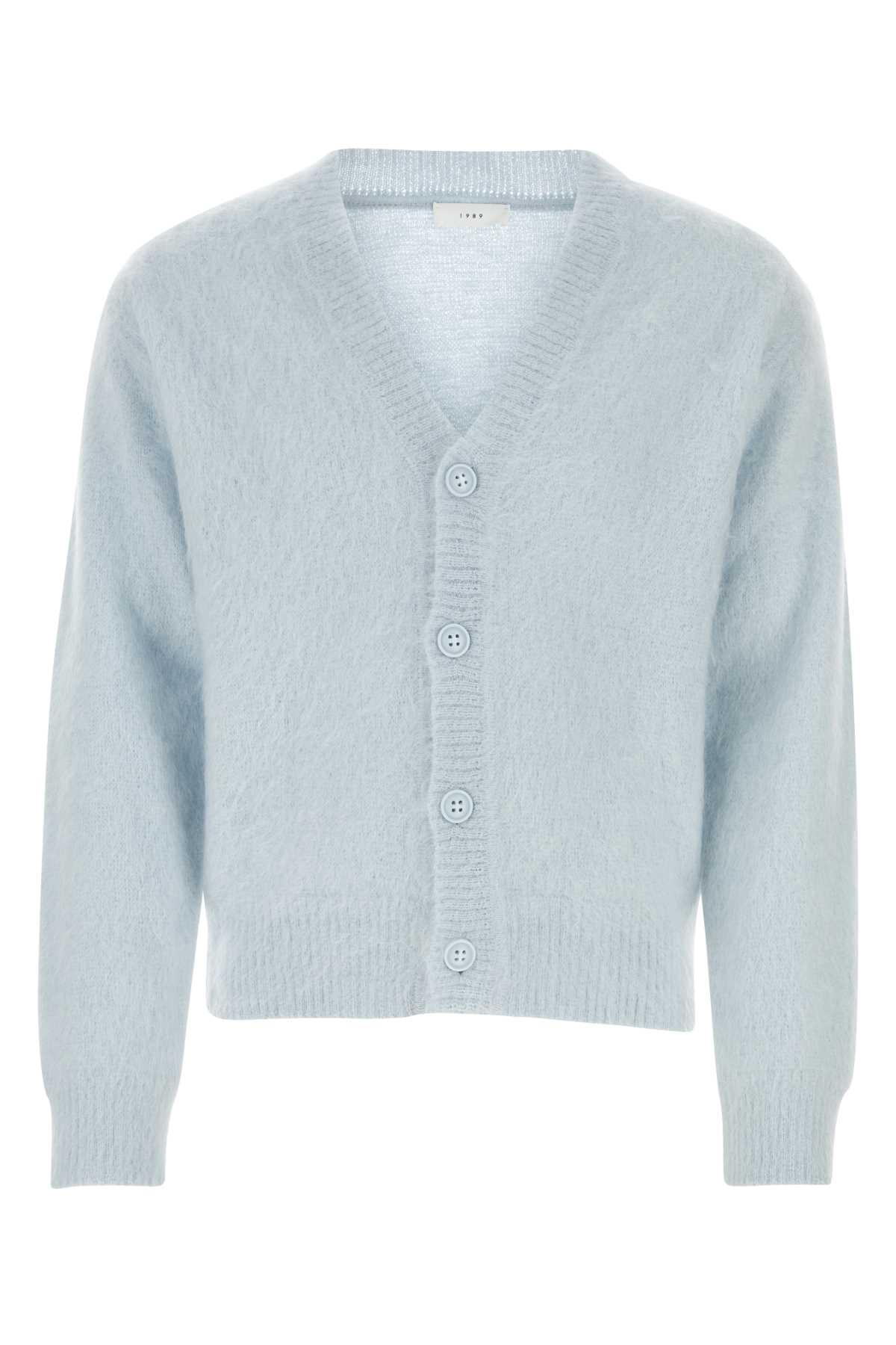 Pastel light blue mohair blend cardigan SS2430SKYBLUE (1989 / ニット・セーター・カーディガン ) | 1989 (ナインティーンエイティーナイン)