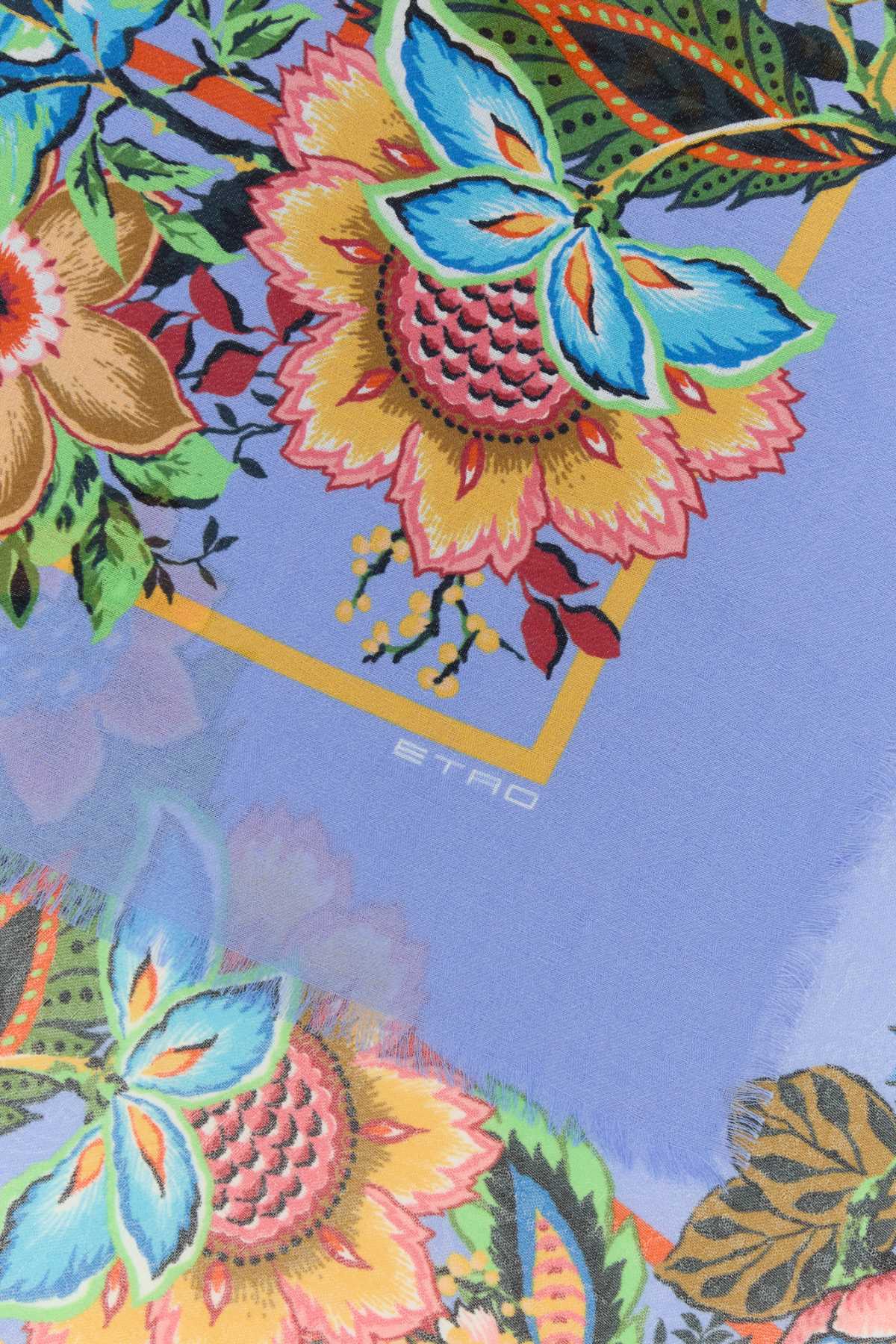 Printed cotton blend foulard WAYA0001AV246X0880 (ETRO / スカーフ・マフラー ) | ETRO (エトロ)(2)