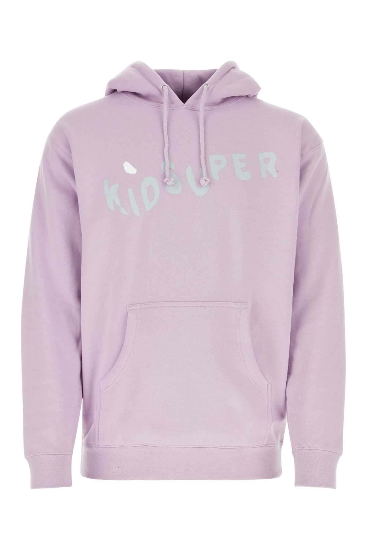 Lilac cotton blend Kidsuper Wave sweatshirt HDH3KIDSUPERWAVE (KidSuper Studios / スウェット・フーディー ) | KidSuper Studios (キッドスーパー ストゥディオス)