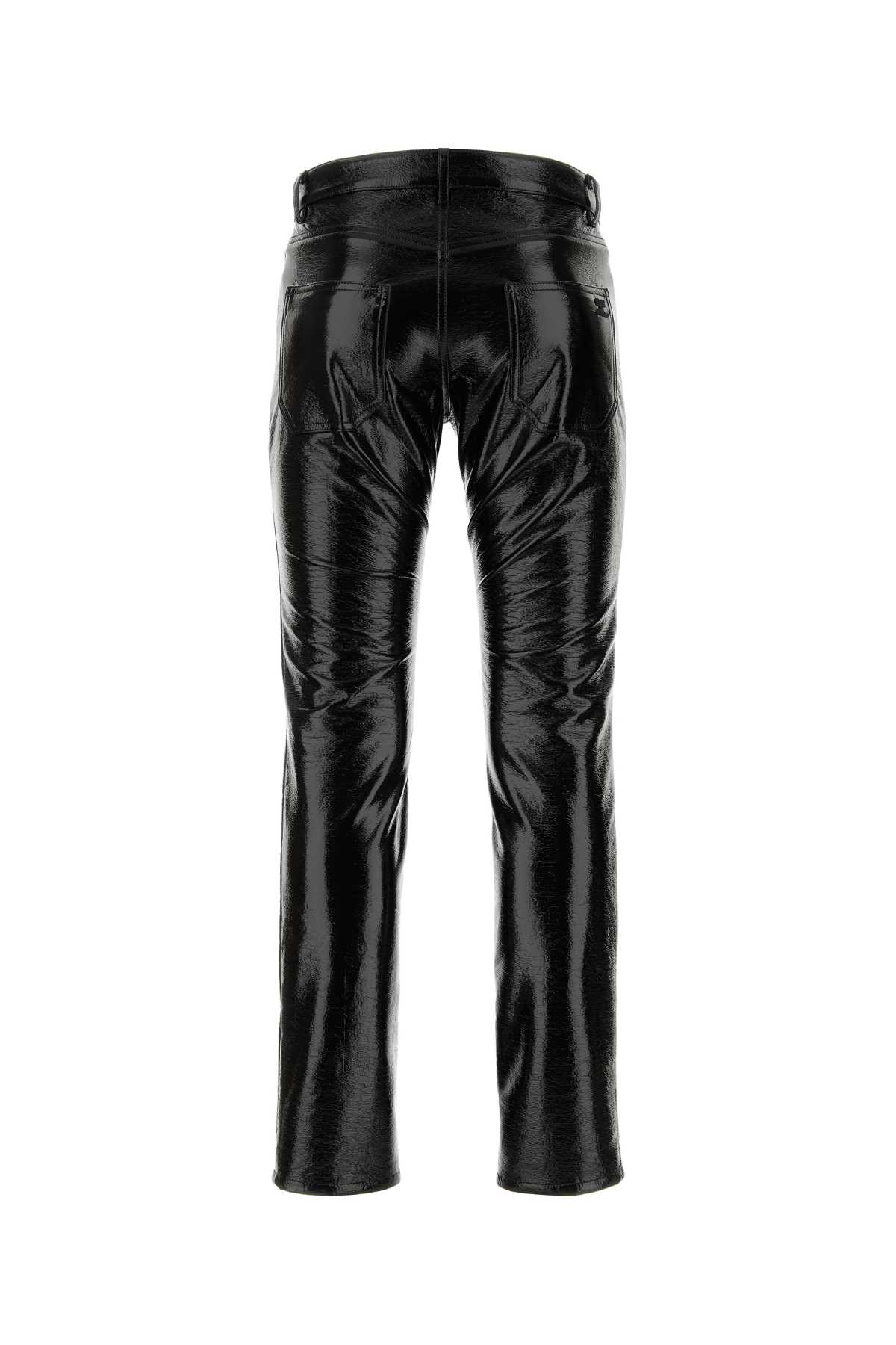 Black vinyl pant PERCPA022VY00149999 (Courrèges / パンツ ) | Courrèges (クレージュ)(1)