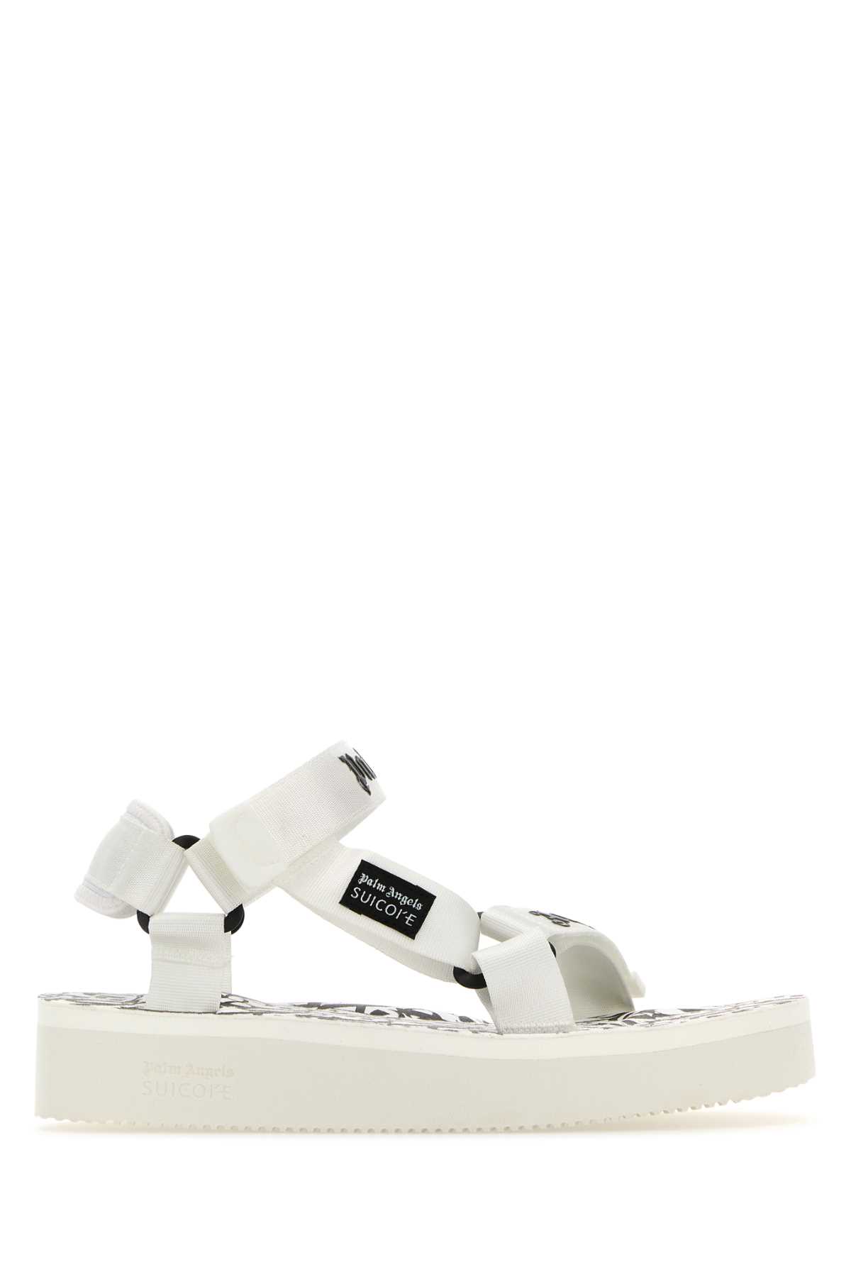 White fabric Palm Angels X Suicoke sandals PWIH027S24MAT0010110 (Palm Angels / サンダル ) | Palm Angels (パームエンジェルス)