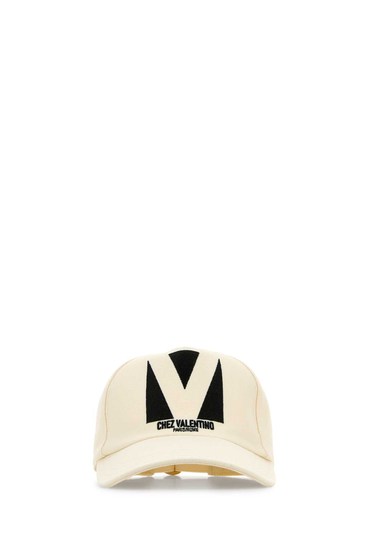Ivory cotton baseball cap 6Y2HDA41WGJ0AN (Valentino Garavani / 帽子 ) | Valentino Garavani (ヴァレンティノ)