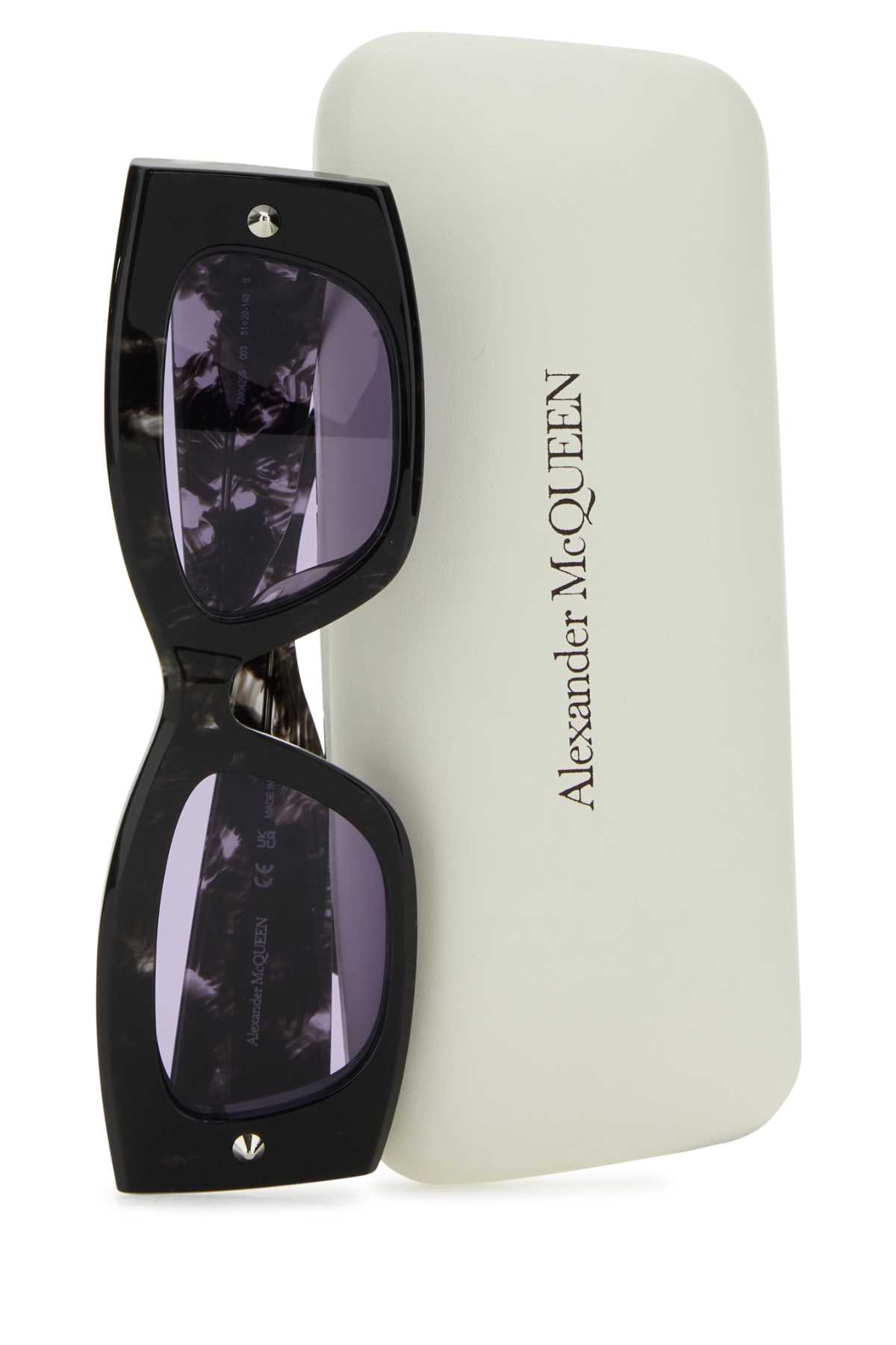 Multicolor acetate sunglasses 760621J07492088 (Alexander McQUEEN / サングラス・アイウェア ) | Alexander McQUEEN (アレキサンダー・マックイーン)(2)