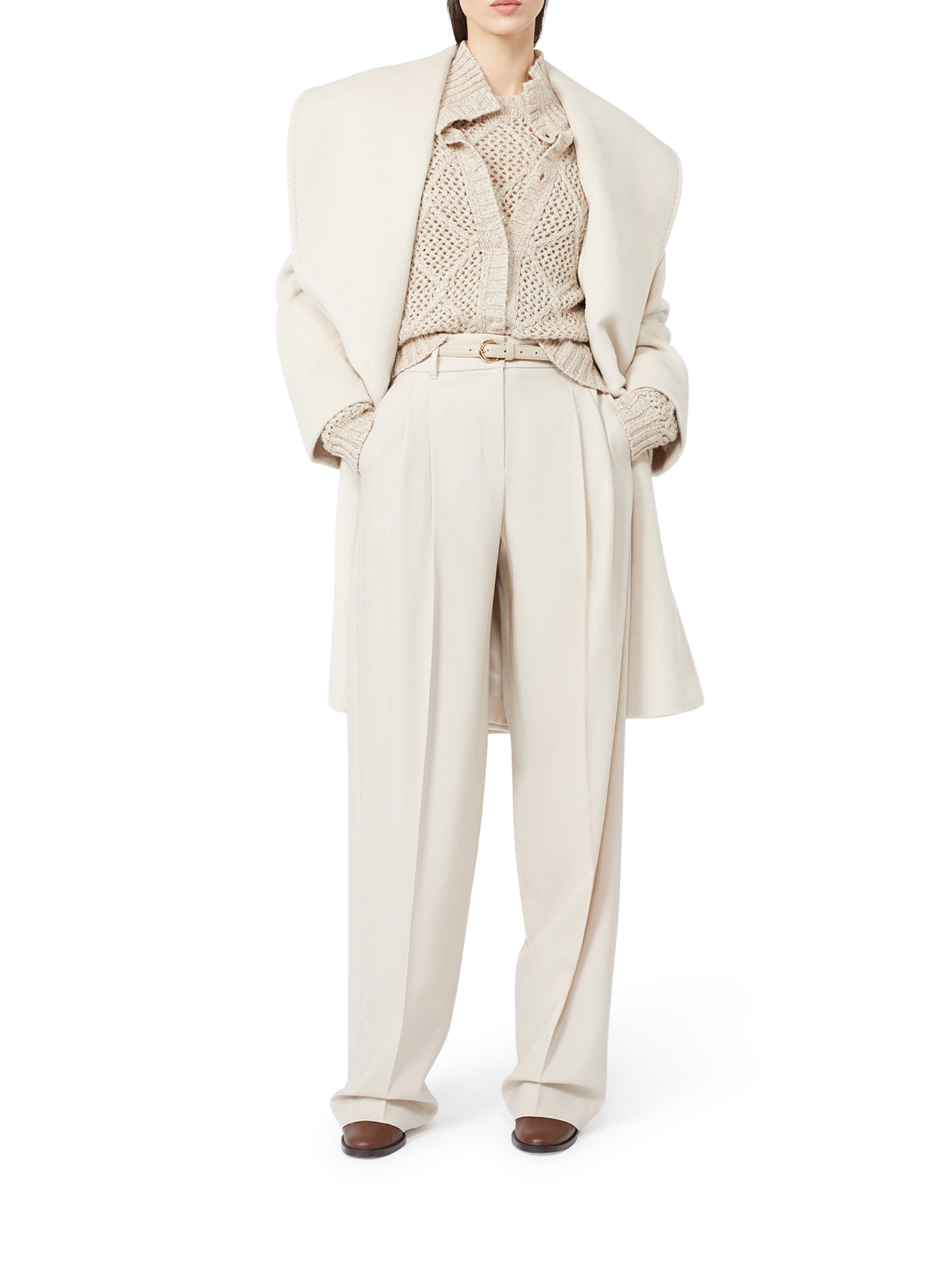 WOOL TASSEL ENTRY TROUSERS 2526136082600018 (Max Mara Studio / パンツ ) | Max Mara Studio (マックスマーラ ステュディオ)(1)
