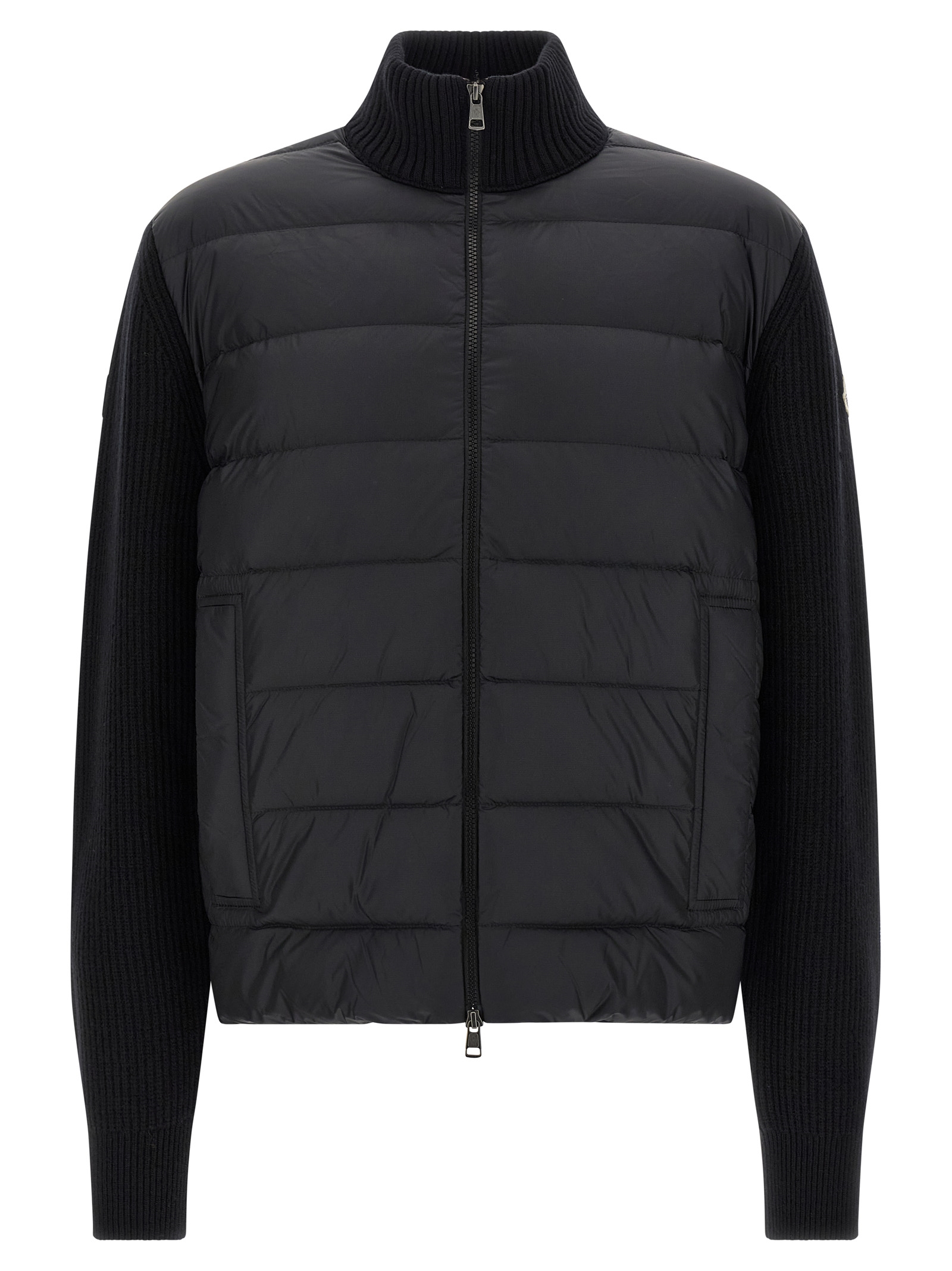 Two-material cardigan K20919B00051M4281999 (Moncler / ニット・セーター・カーディガン ) | Moncler (モンクレール)