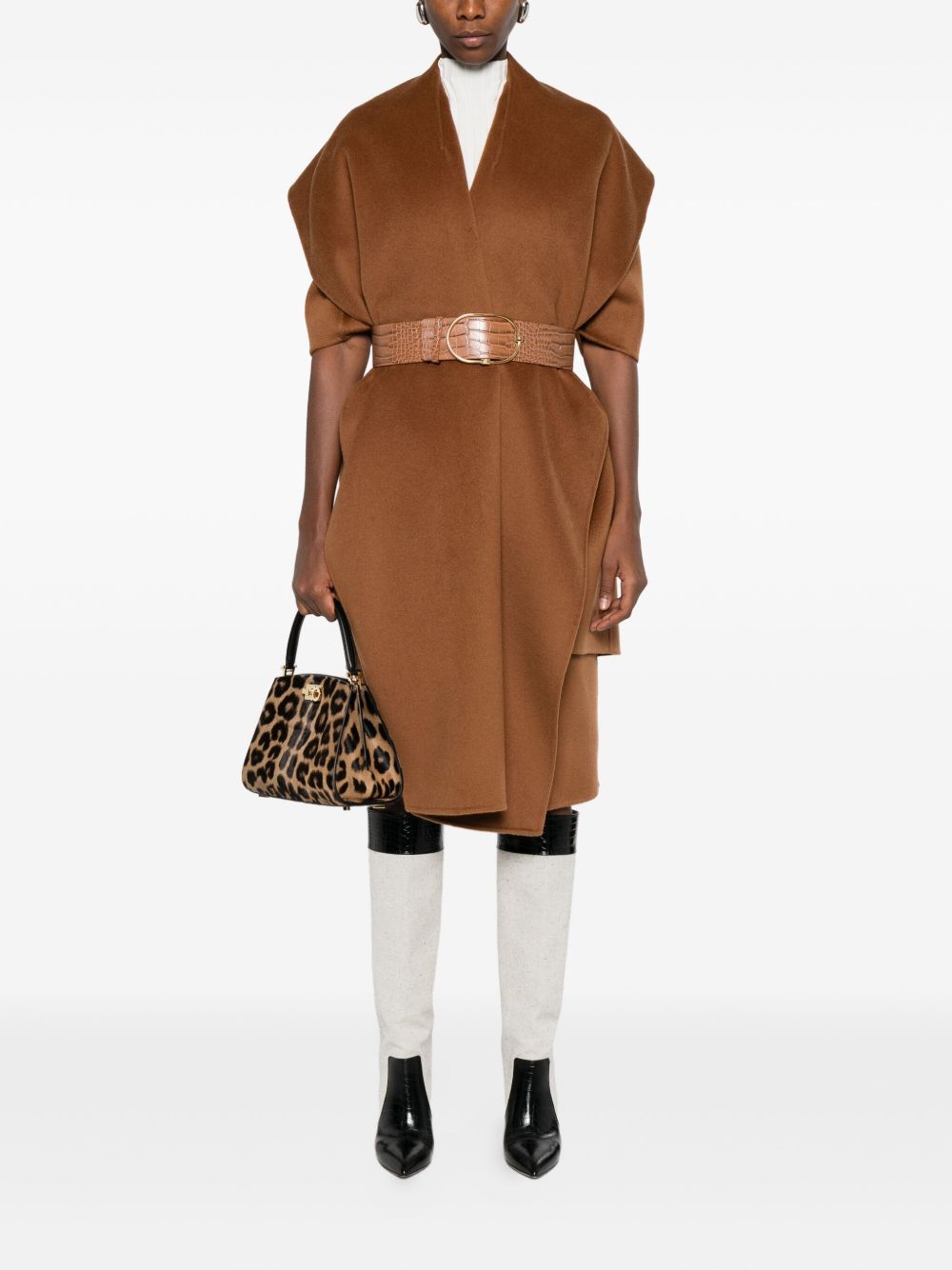 Elisabetta Franchi Coats Brown CP67D56E2EC1 (Elisabetta Franchi / コート ) | Elisabetta Franchi (エリザベッタ フランキ)(1)