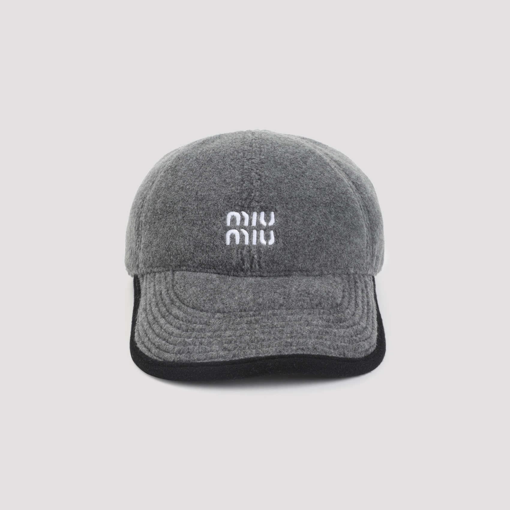 Grey flannel baseball cap 5HC36915V3F0031 (MIU MIU / 帽子 ) | MIU MIU (ミュウミュウ)(4)