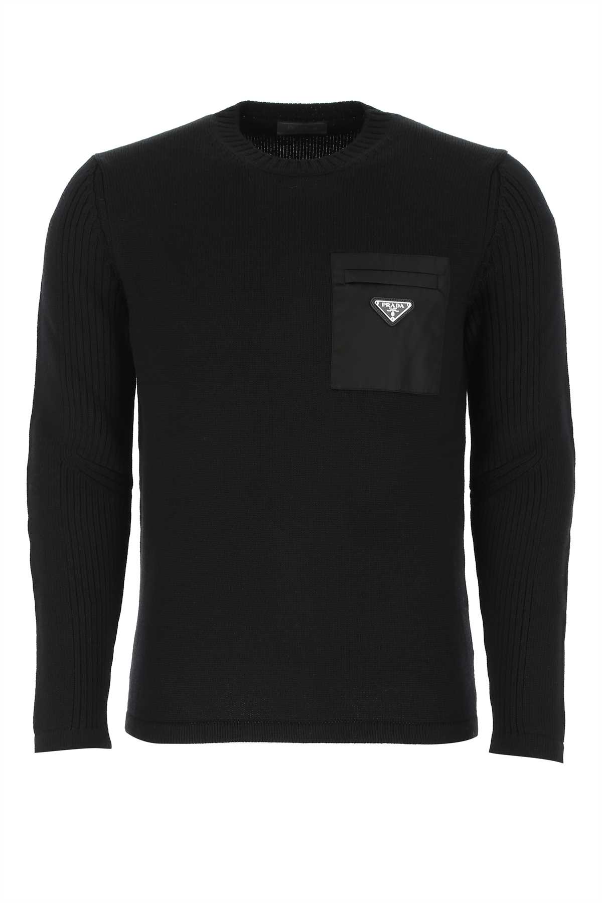Black wool sweater UMB049S2021W4XF0002 (Prada / ニット・セーター・カーディガン ) | Prada (プラダ)