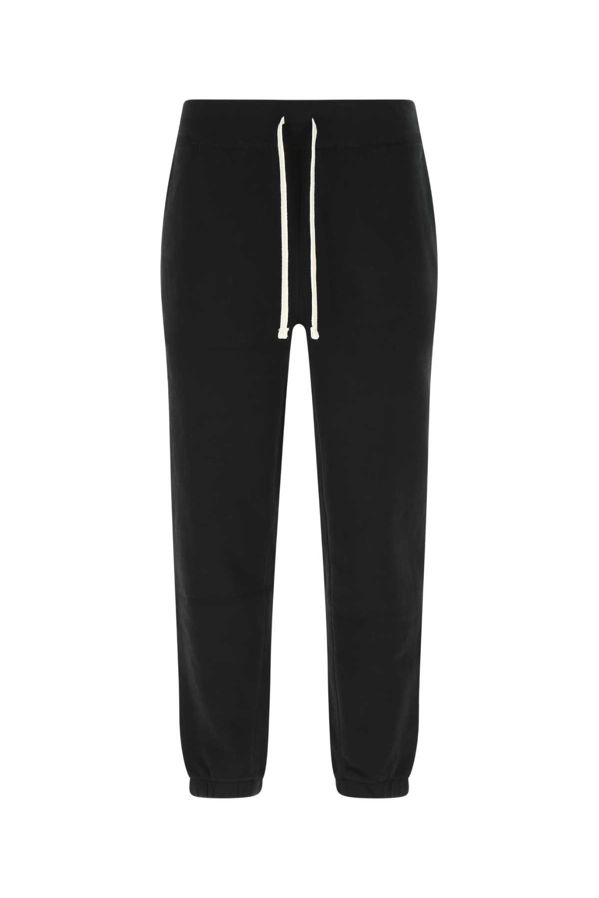 Black cotton blend joggers 710793939001 (Polo Ralph Lauren / パンツ ) | Polo Ralph Lauren (ポロ ラルフ ローレン)
