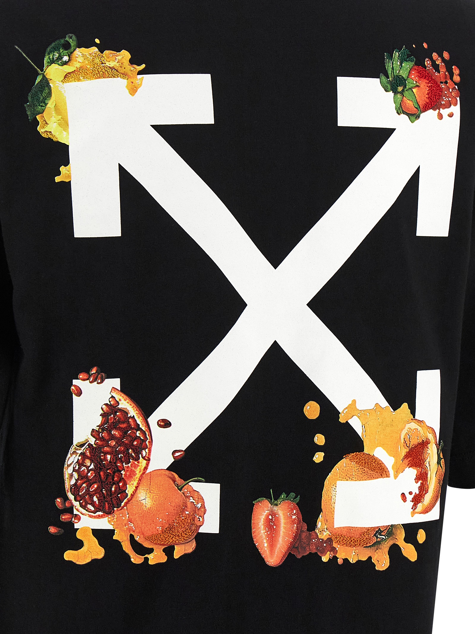 'Emb Fruits Arrow' T-shirt OWAA124F25JER00310011001 (Off-White / Tシャツ・カットソー ) | Off-White (オフホワイト)(3)
