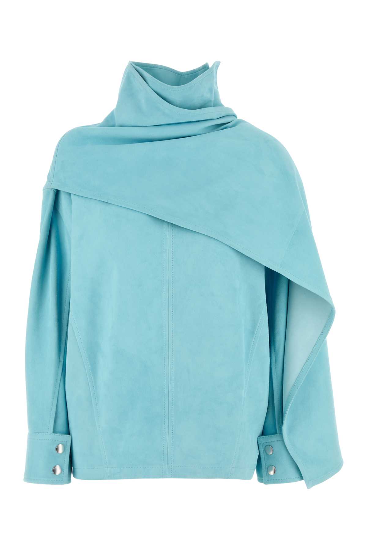 Light blue leather blouse 804566V4LG08955 (Bottega Veneta / シャツ・ブラウス ) | Bottega Veneta (ボッテガ・ヴェネタ)