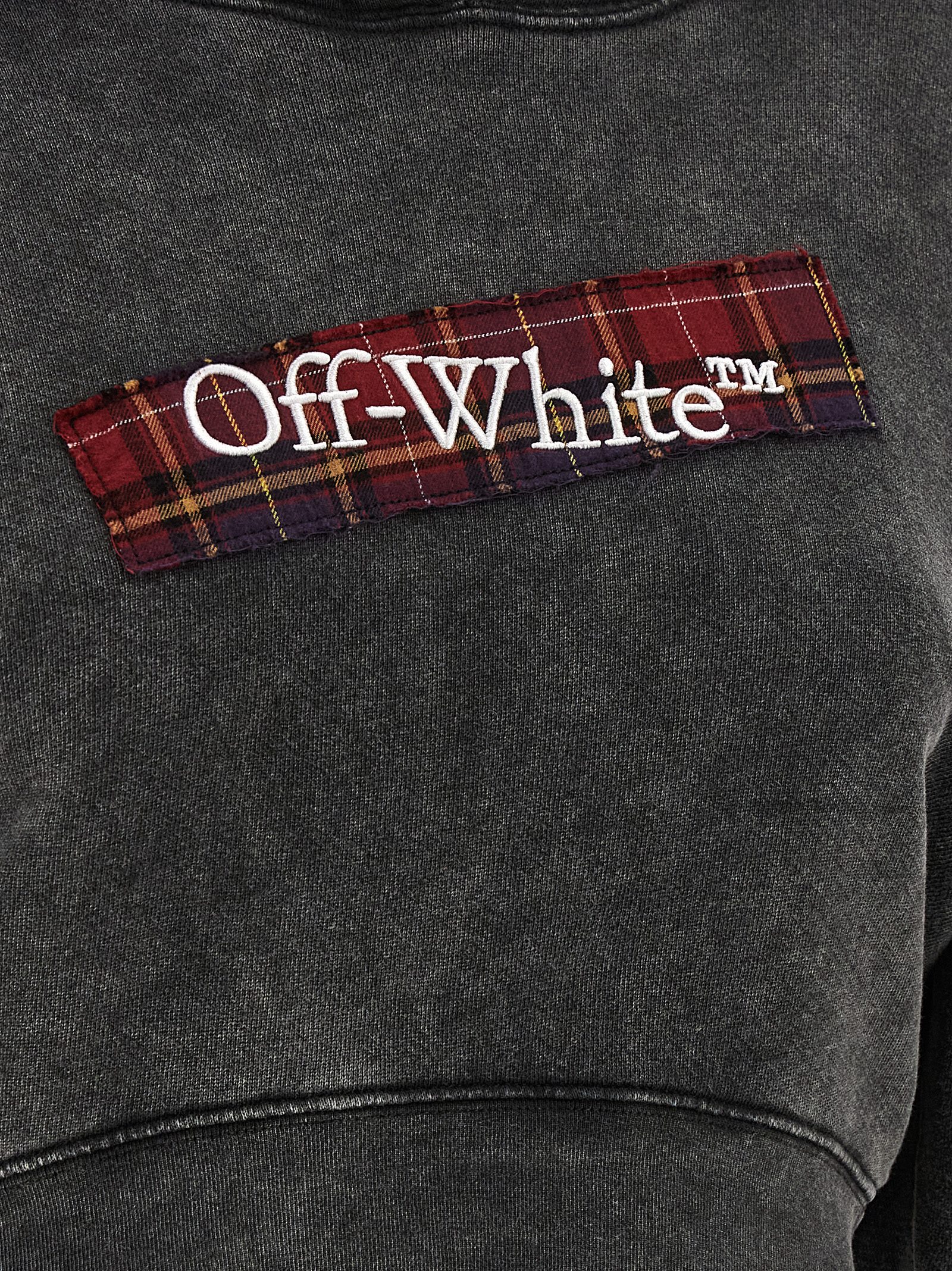 'Check Flan Bookish' hoodie OWBB056F25FLE00313011301 (Off-White / スウェット・フーディー ) | Off-White (オフホワイト)(3)