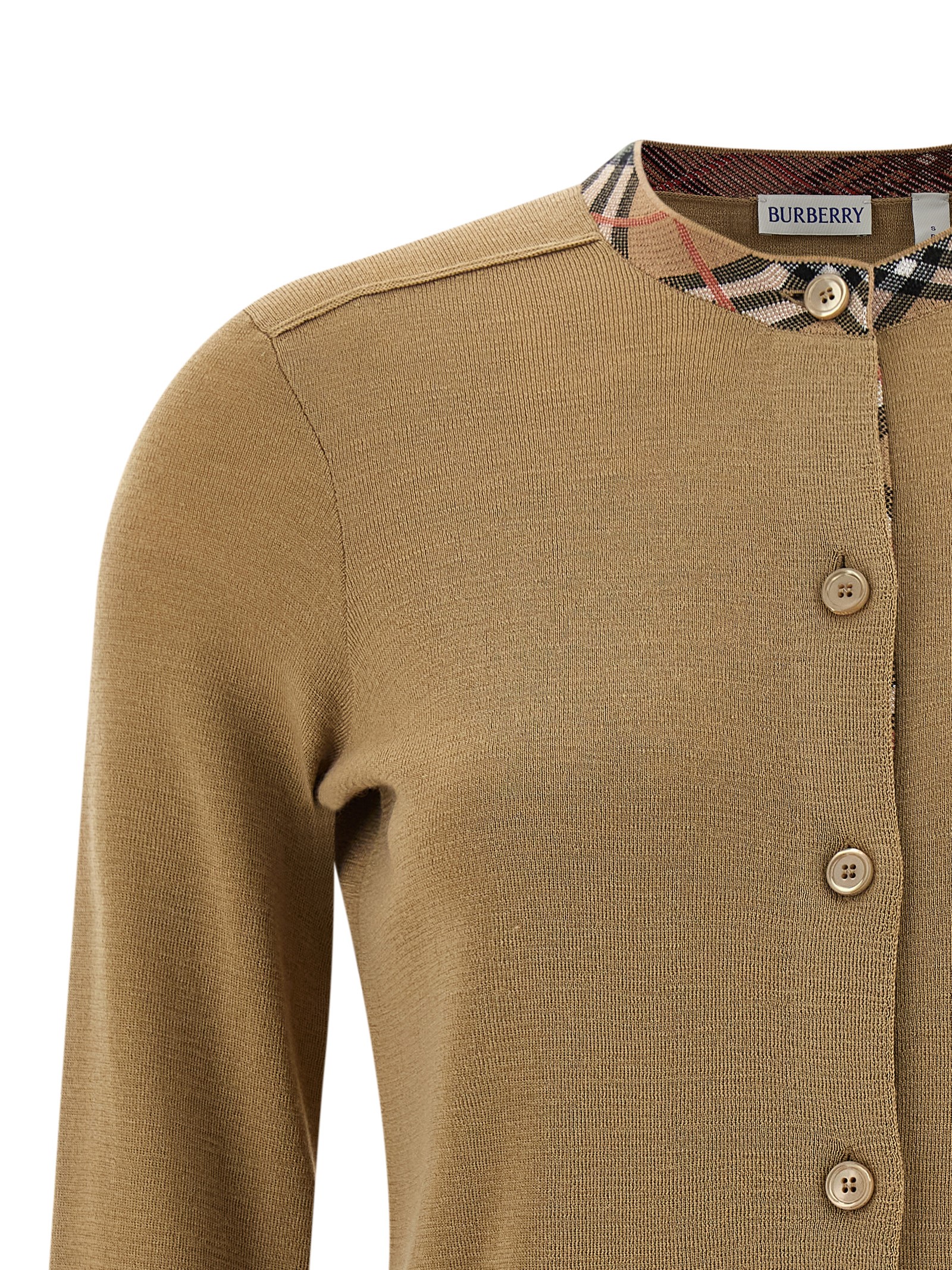 Check insert cardigan 8112164FLAX (Burberry / ニット・セーター・カーディガン ) | Burberry (バーバリー)(2)