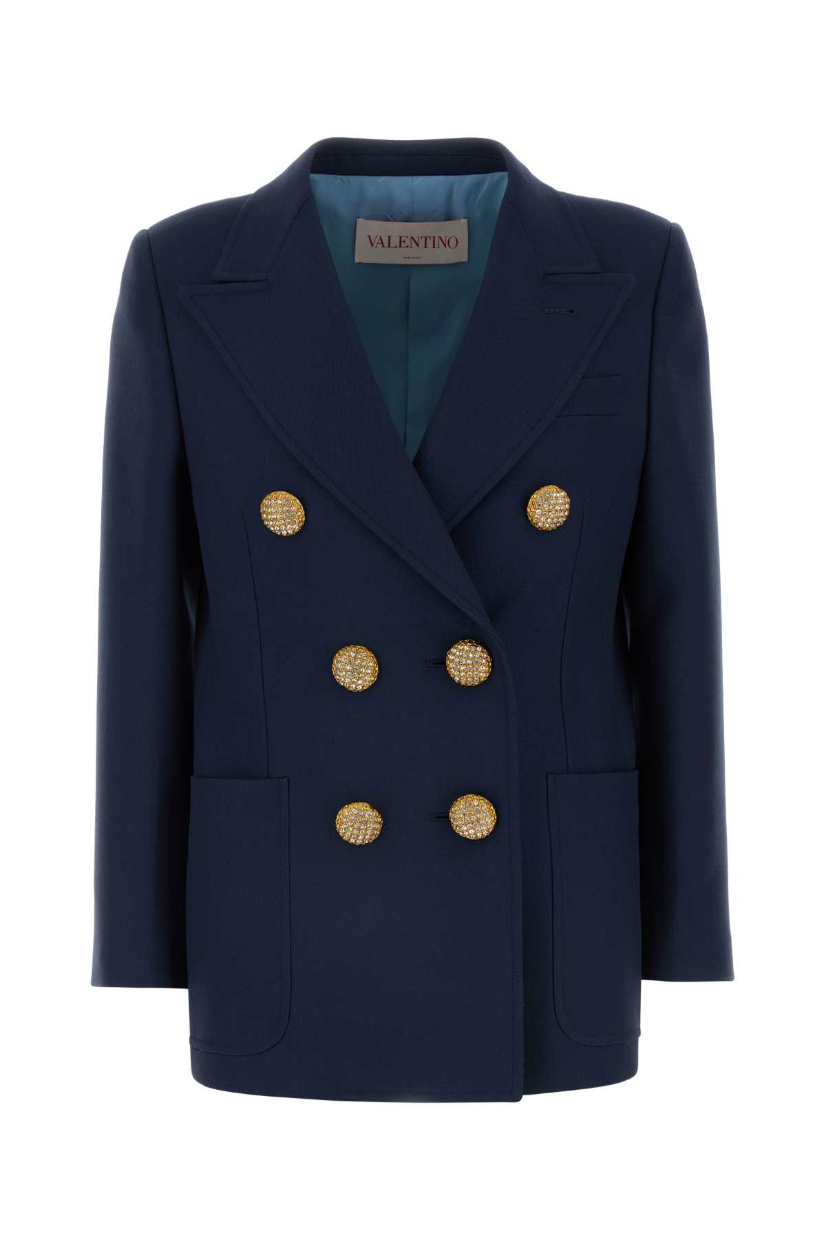 Navy blue wool blazer 6B3CE40090TD51 (Valentino Garavani / ブレザー・ジャケット ) | Valentino Garavani (ヴァレンティノ)