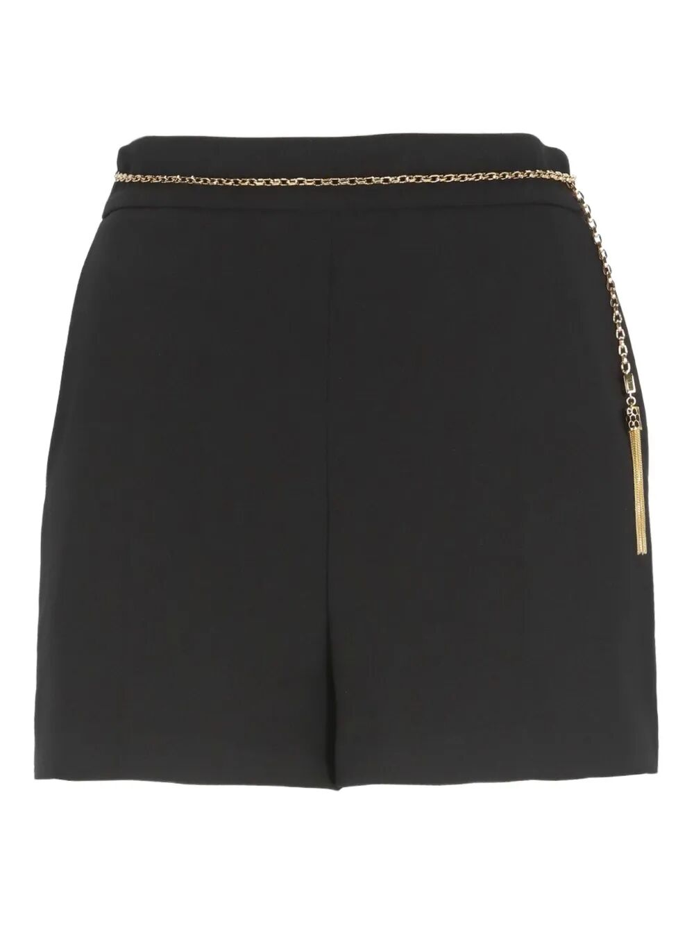 LIGHTWEIGHT CREPE SHORTS WITH JEWEL CHAIN SH01757E2110 (Elisabetta Franchi / ショートパンツ ) | Elisabetta Franchi (エリザベッタ フランキ)