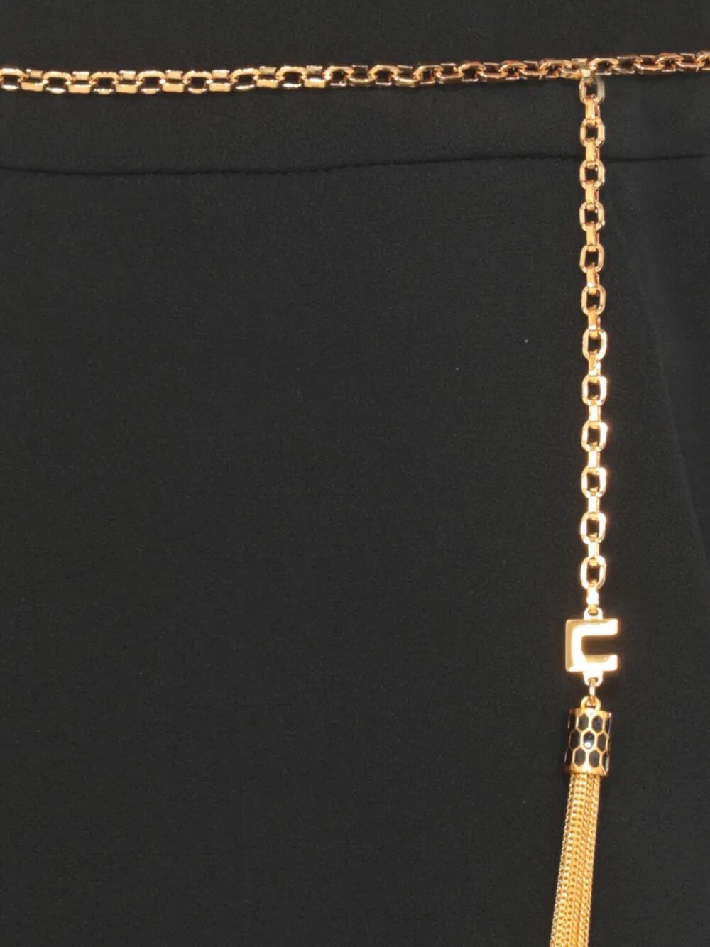 LIGHTWEIGHT CREPE SHORTS WITH JEWEL CHAIN SH01757E2110 (Elisabetta Franchi / ショートパンツ ) | Elisabetta Franchi (エリザベッタ フランキ)(4)