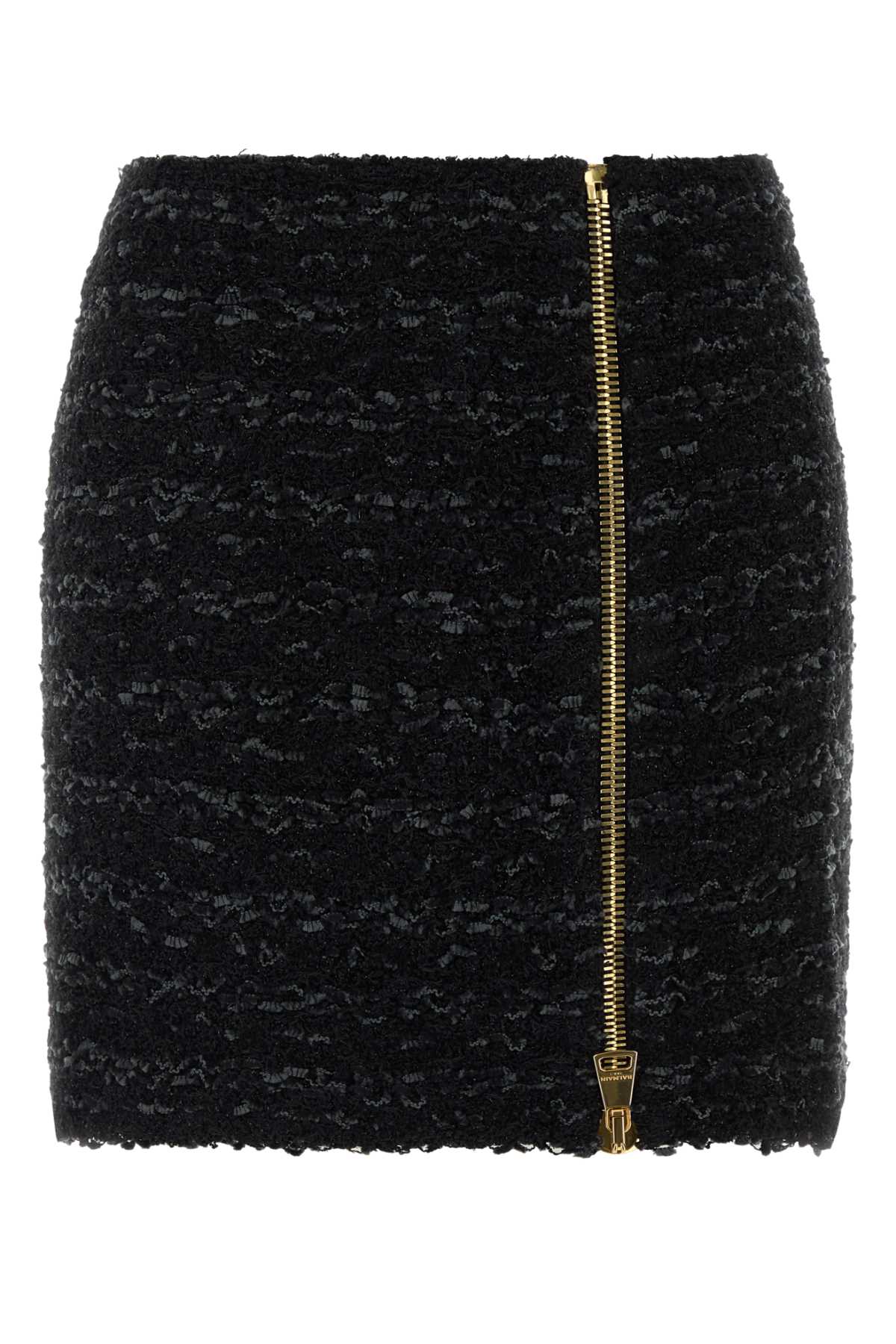 Black tweed mini skirt FF0LBB10KJ160PA (Balmain / スカート ) | Balmain (バルマン)