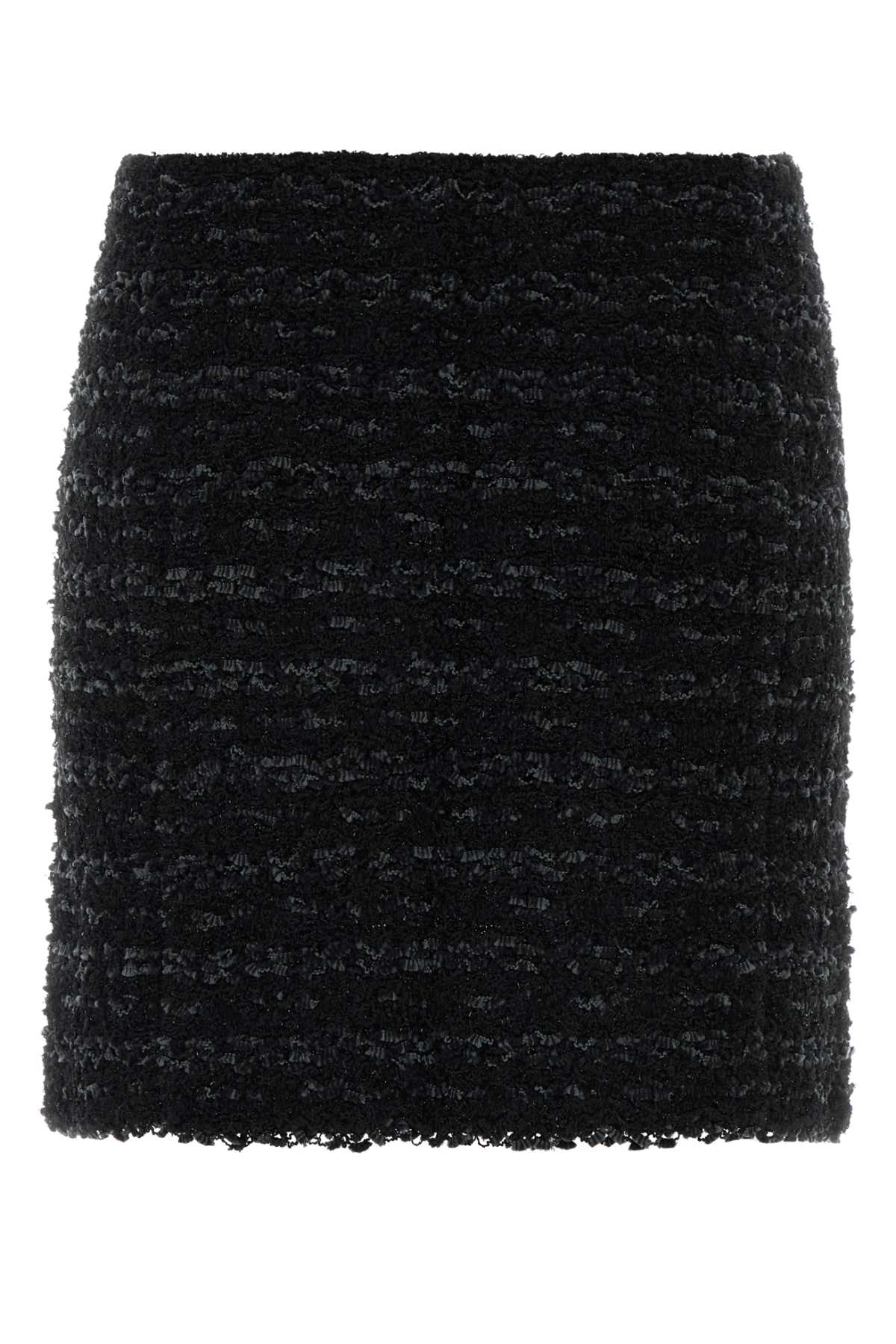 Black tweed mini skirt FF0LBB10KJ160PA (Balmain / スカート ) | Balmain (バルマン)(1)
