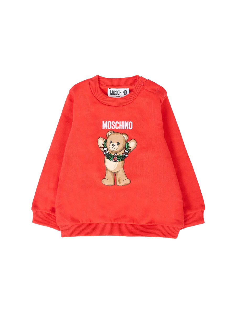JERSEY WITH LOGO MPF060BLCA1450109 (MOSCHINO / スウェット・フーディー ) | MOSCHINO (モスキーノ)