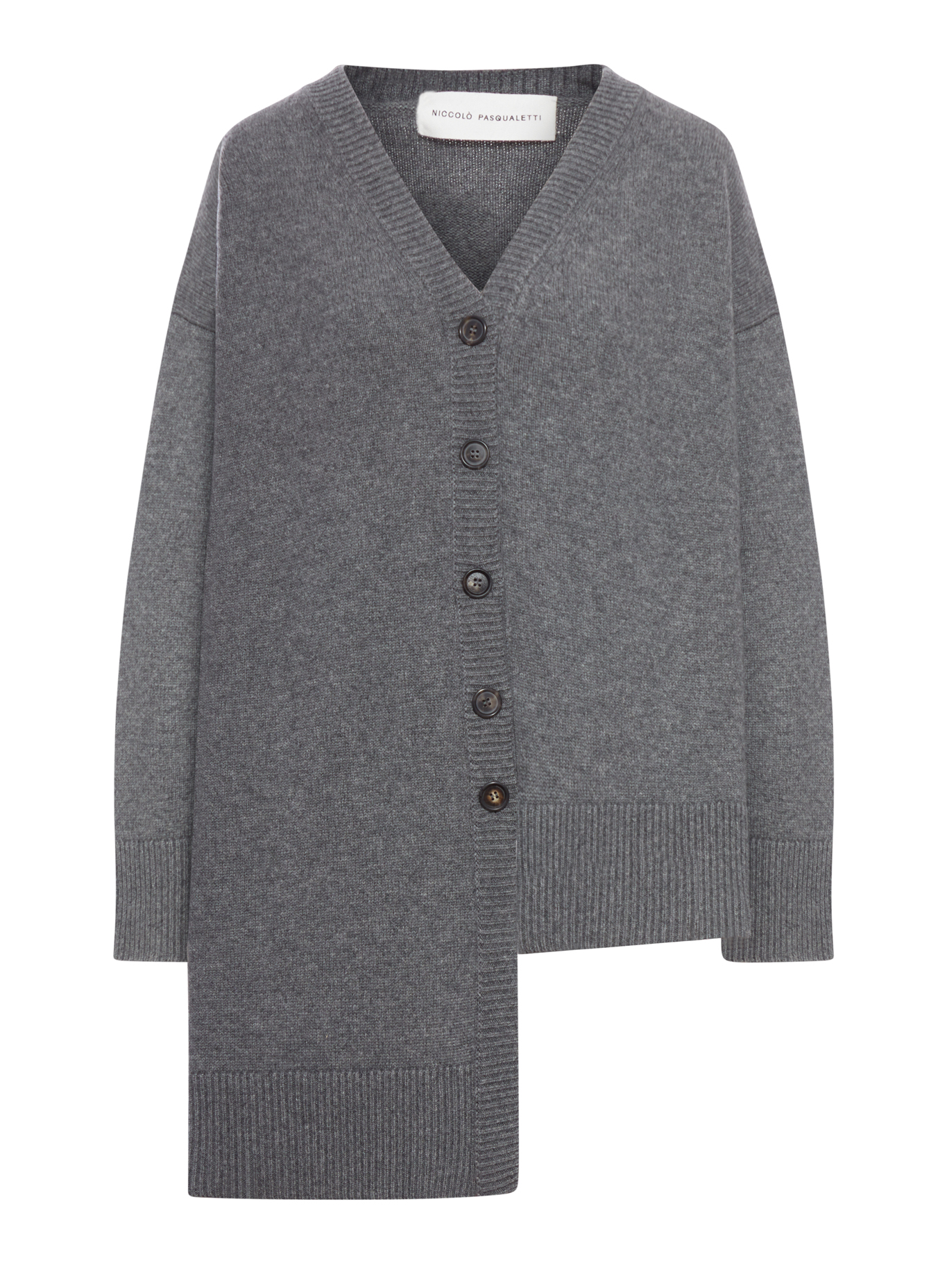 GOLA CASHMERE CARDIGAN NP08K004CASHCHARCOAL (NICCOLÒ PASQUALETTI / ニット・セーター・カーディガン ) | NICCOLÒ PASQUALETTI (ニコロ パスクアレッティ)