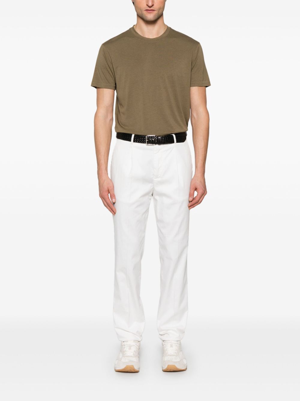 LYOCELL AND COTTON REGULAR FIT T-SHIRT JCS004JMT002S23FG461 (TOM FORD / Tシャツ・カットソー ) | TOM FORD (トムフォード)(1)