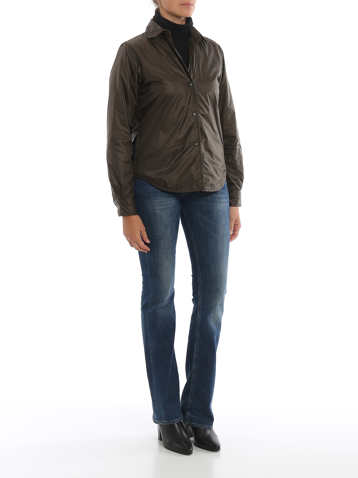 Glue army green padded jacket G294796196237 (ASPESI / カジュアルジャケット ) | ASPESI (アスペジ)(1)