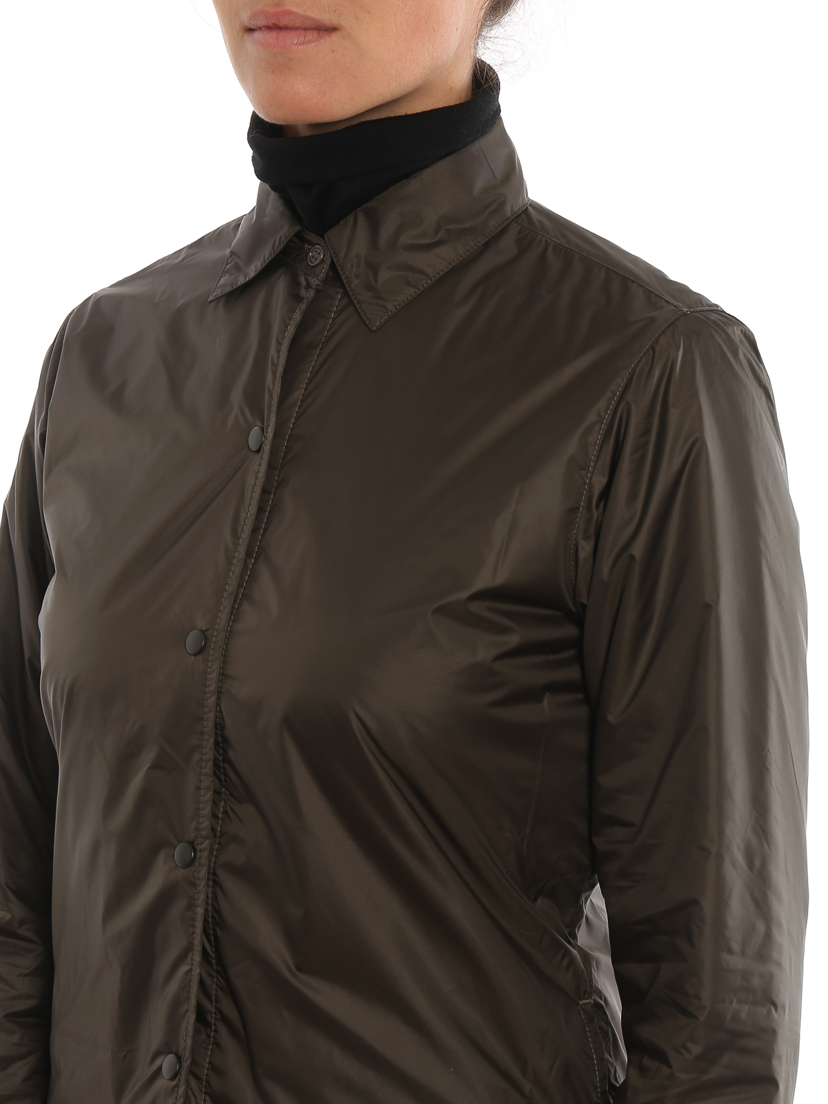 Glue army green padded jacket G294796196237 (ASPESI / カジュアルジャケット ) | ASPESI (アスペジ)(4)