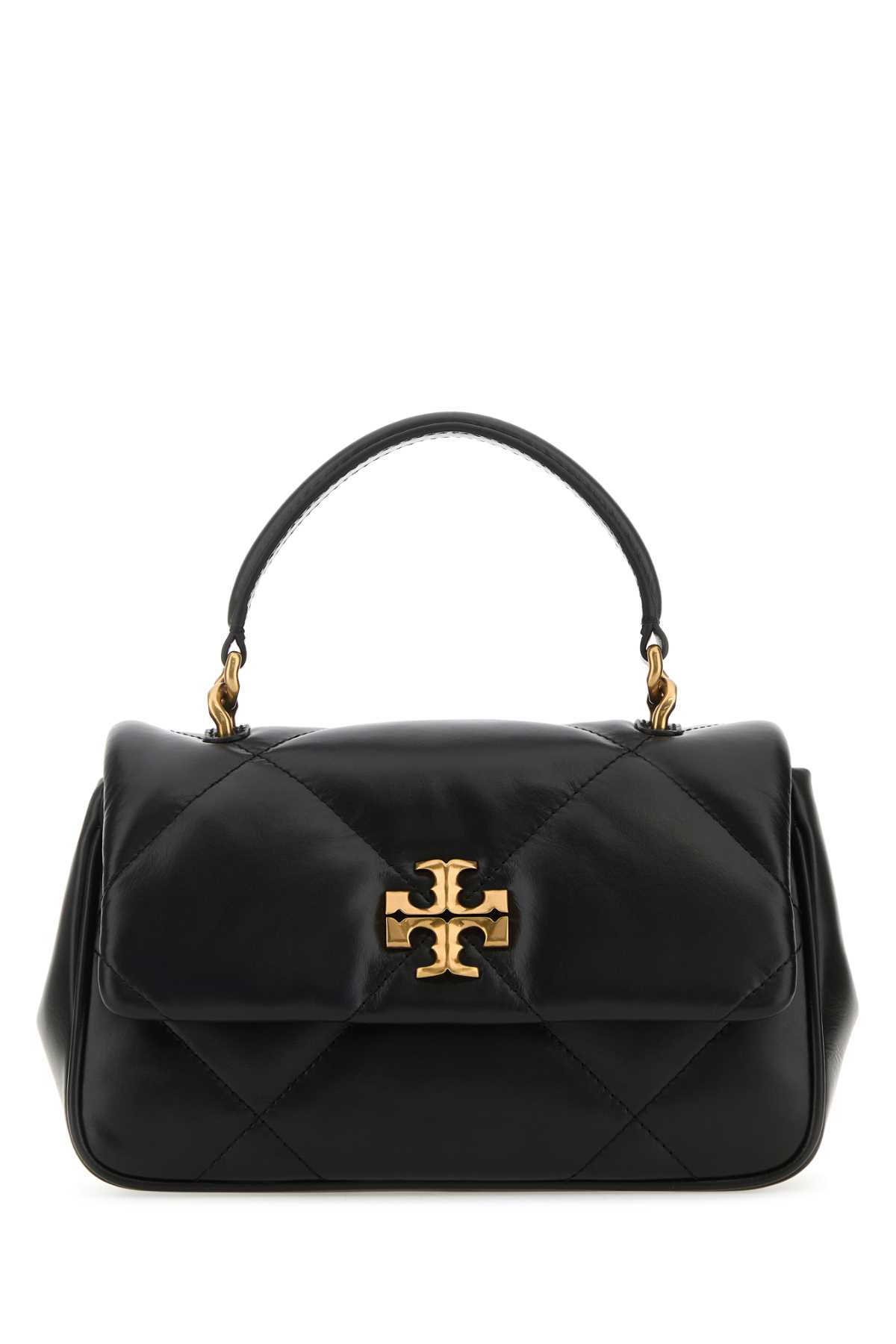 Black leather Kira handbag 154719001 (TORY BURCH / ハンドバッグ・ショルダーバッグ ) | TORY BURCH (トリーバーチ)