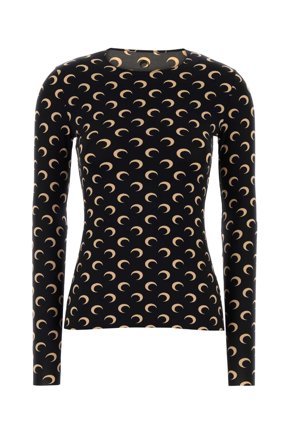 Printed jersey t-shirt WTS006ACJER001CJER0001IT99 (MARINE SERRE / Tシャツ・カットソー ) | MARINE SERRE (マリーン セル)