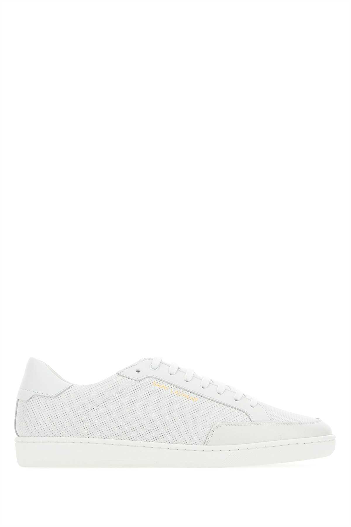 White leather Court Classic SL/10 sneakers 6032231JZ109030 (Saint Laurent / スニーカー ) | Saint Laurent (サンローラン)