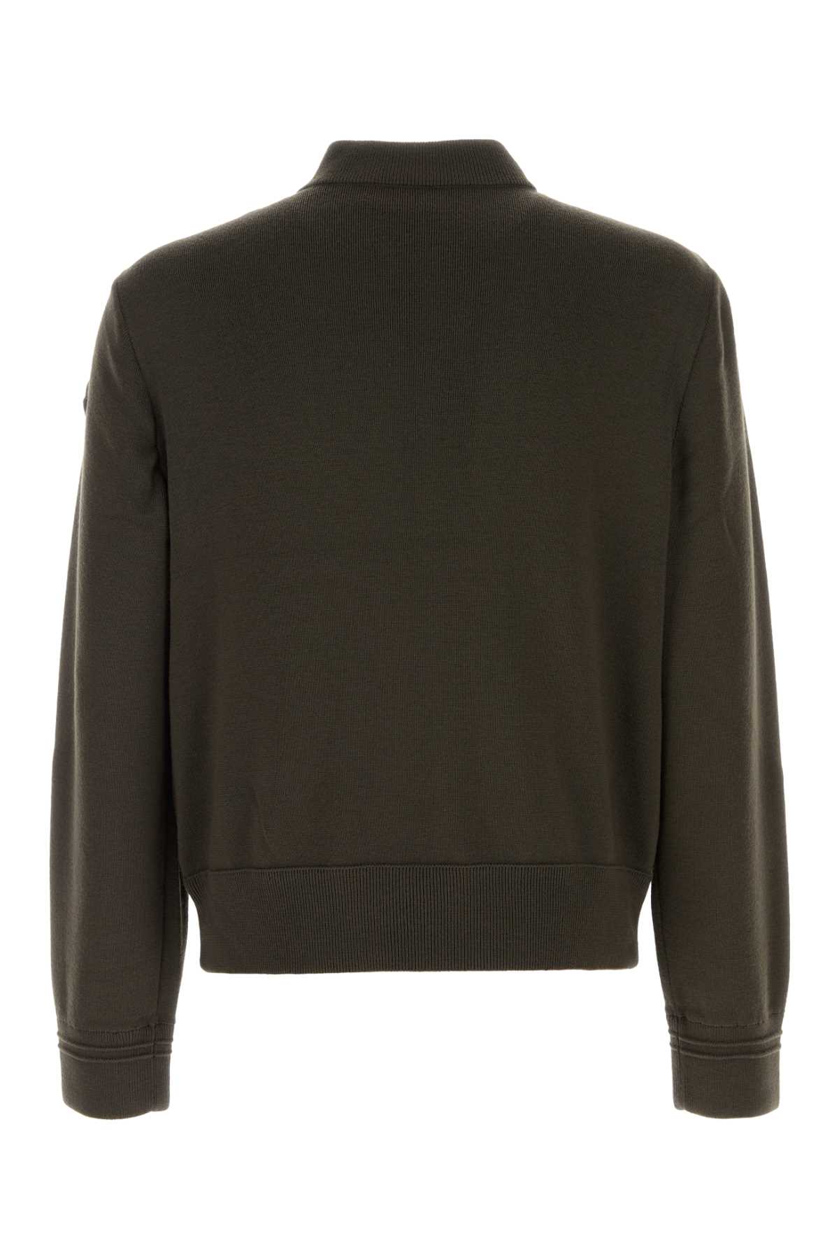 Chocolate wool cardigan K20919B00015M1131243 (Moncler / ニット・セーター・カーディガン ) | Moncler (モンクレール)(1)