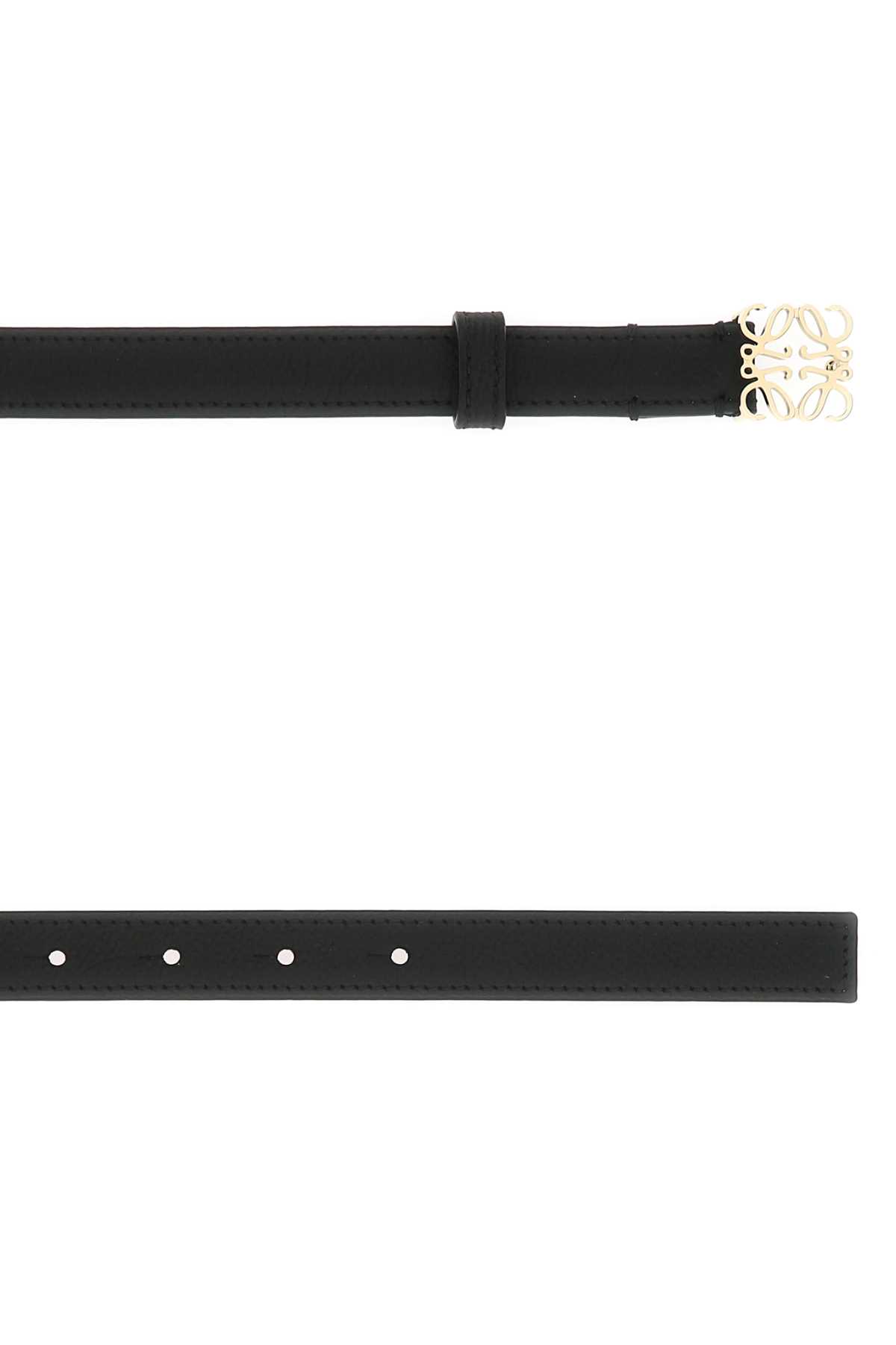 Black leather belt E821Z15X02BLACKGOLD (LOEWE / ベルト・サスペンダー ) | LOEWE (ロエベ)(1)