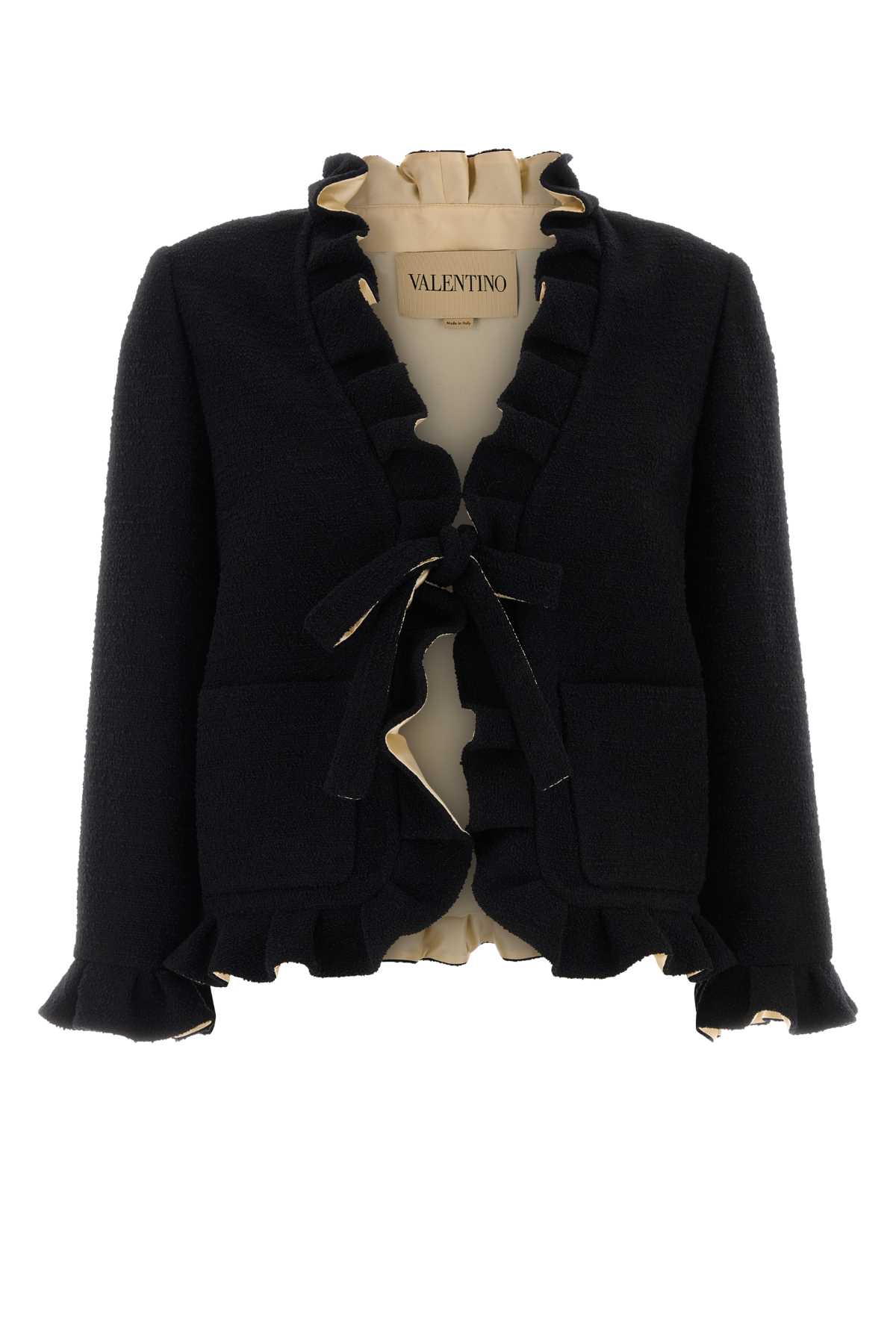 Black boucle blazer 7B3CE4M07LV0NO (Valentino Garavani / ブレザー・ジャケット ) | Valentino Garavani (ヴァレンティノ)