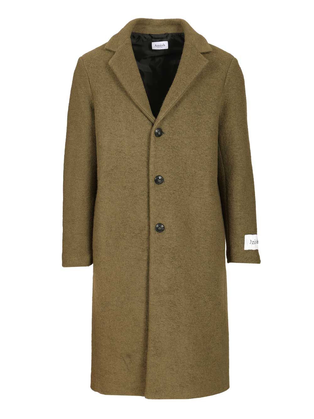 Oversized wool blend coat AMU115CJ11XXXXC0112 (Amish Supplies / コート ) | Amish Supplies (アーミッシュ サプライ)