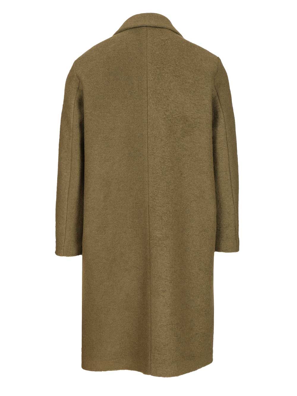 Oversized wool blend coat AMU115CJ11XXXXC0112 (Amish Supplies / コート ) | Amish Supplies (アーミッシュ サプライ)(1)