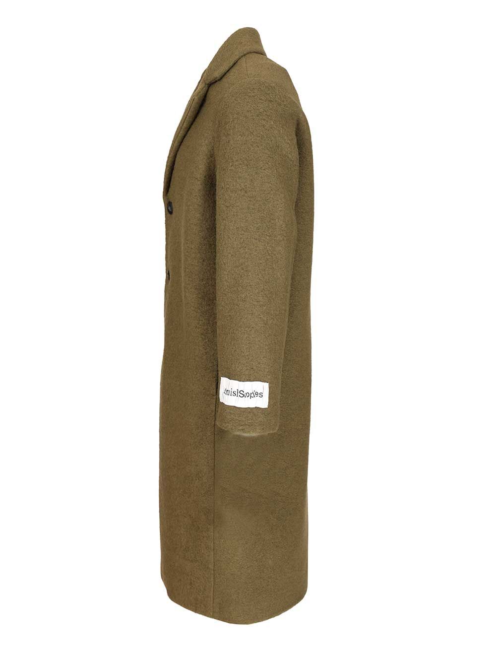 Oversized wool blend coat AMU115CJ11XXXXC0112 (Amish Supplies / コート ) | Amish Supplies (アーミッシュ サプライ)(2)