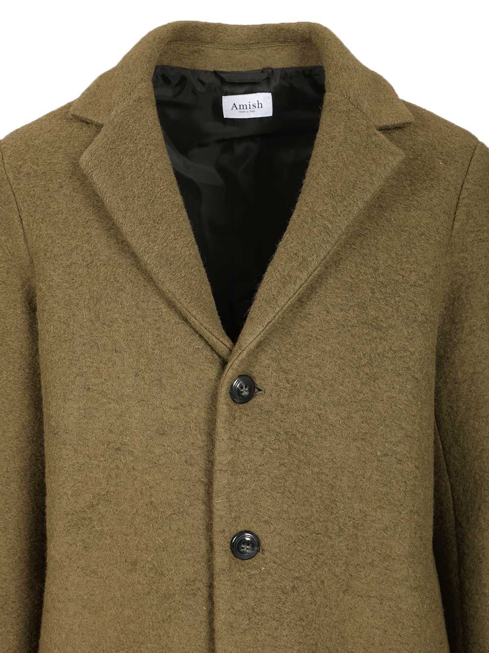 Oversized wool blend coat AMU115CJ11XXXXC0112 (Amish Supplies / コート ) | Amish Supplies (アーミッシュ サプライ)(3)