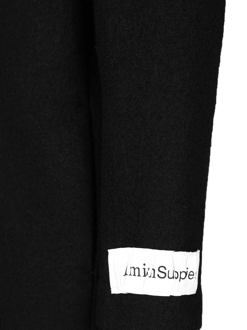 Oversized wool blend coat AMU115CJ11XXXXC0020 (Amish Supplies / コート ) | Amish Supplies (アーミッシュ サプライ)(4)