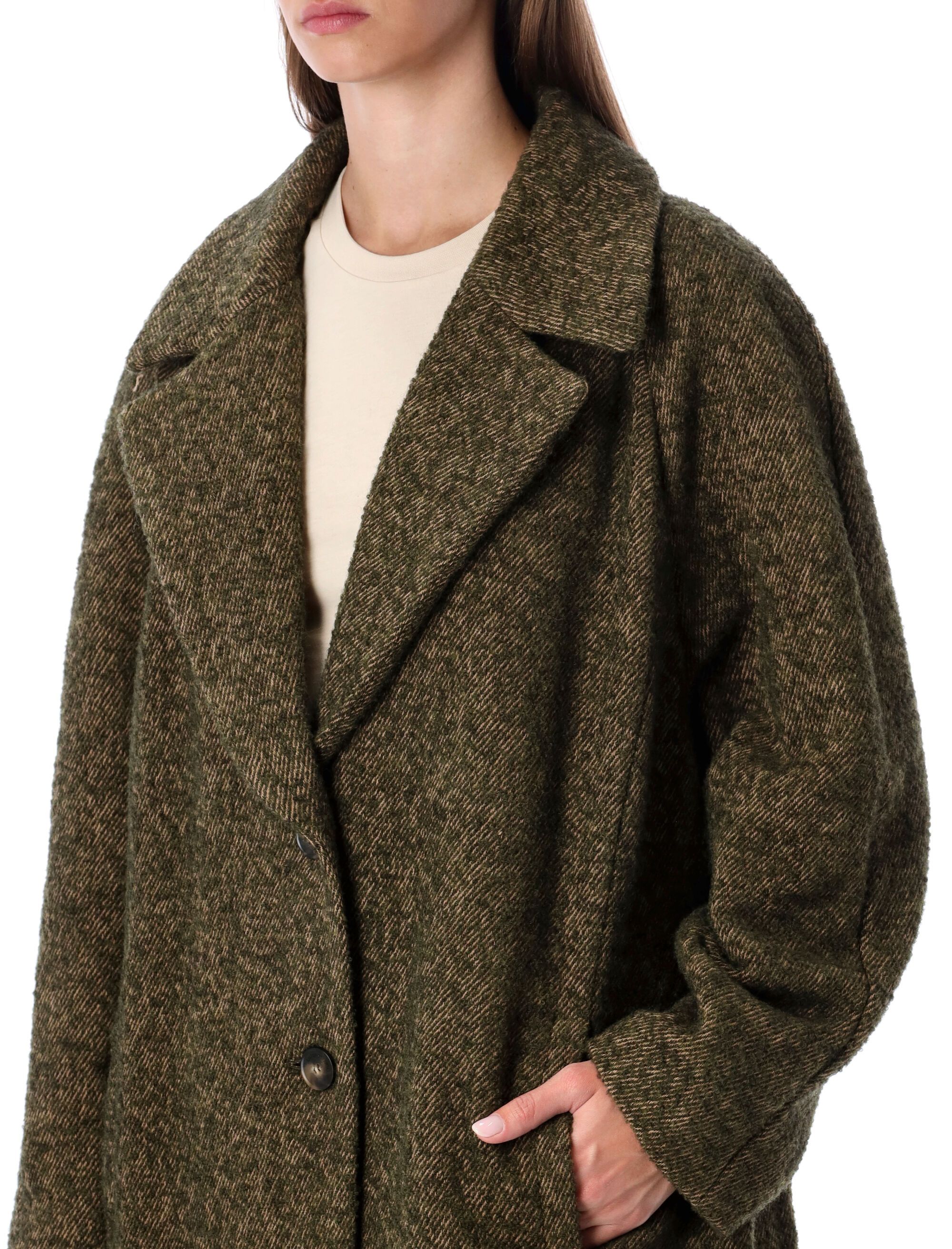 Emporio Armani Coats Green EW002370AF16324F7018 (EMPORIO ARMANI / コート ) | EMPORIO ARMANI (エンポリオ アルマーニ)(2)
