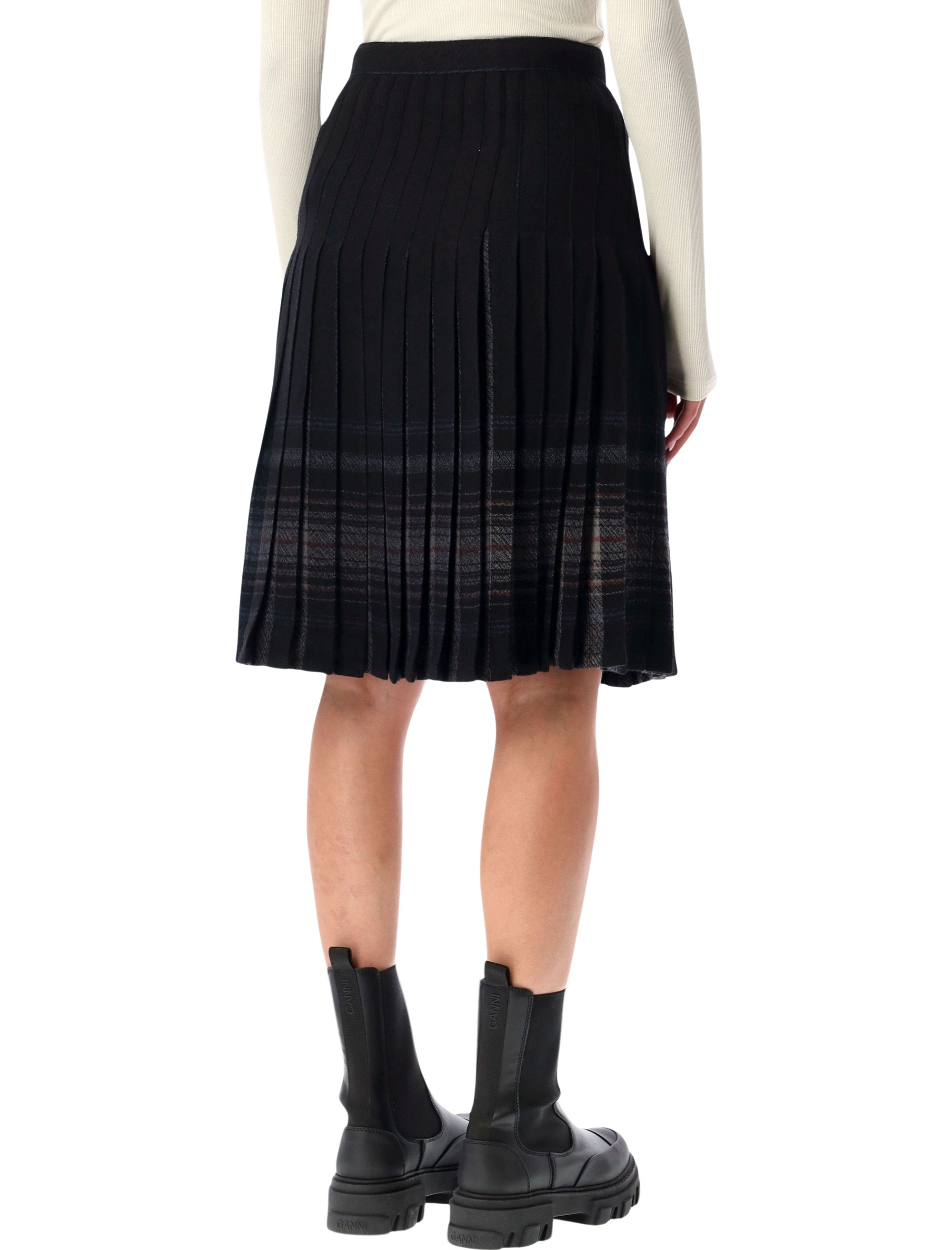Low Classic Skirts Grey LW253SK05CH0823 (LOW CLASSIC / スカート ) | LOW CLASSIC (ロウ クラシック)(1)