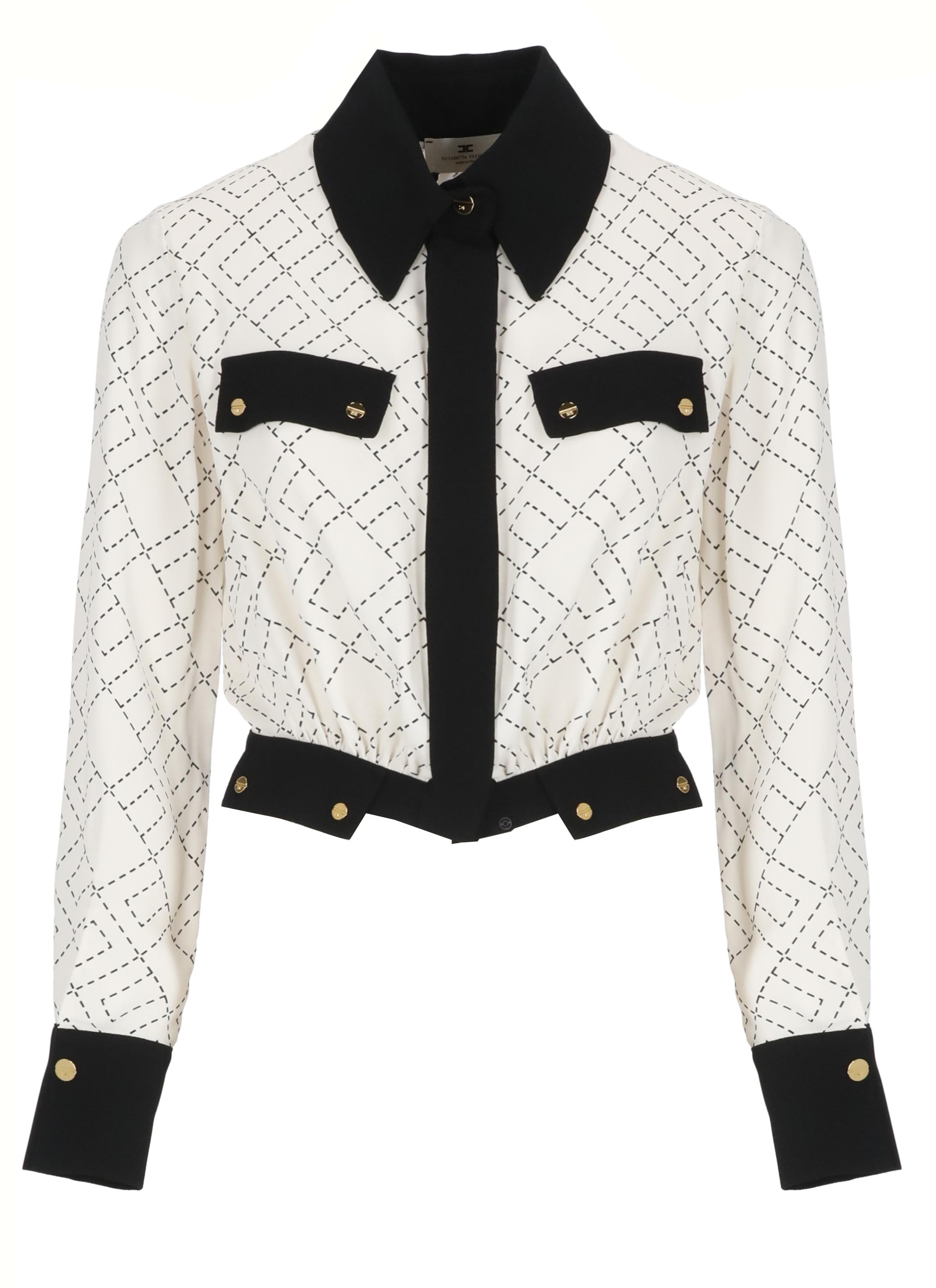 Elisabetta Franchi Shirts White CAS0156E2EF1 (Elisabetta Franchi / シャツ・ブラウス ) | Elisabetta Franchi (エリザベッタ フランキ)