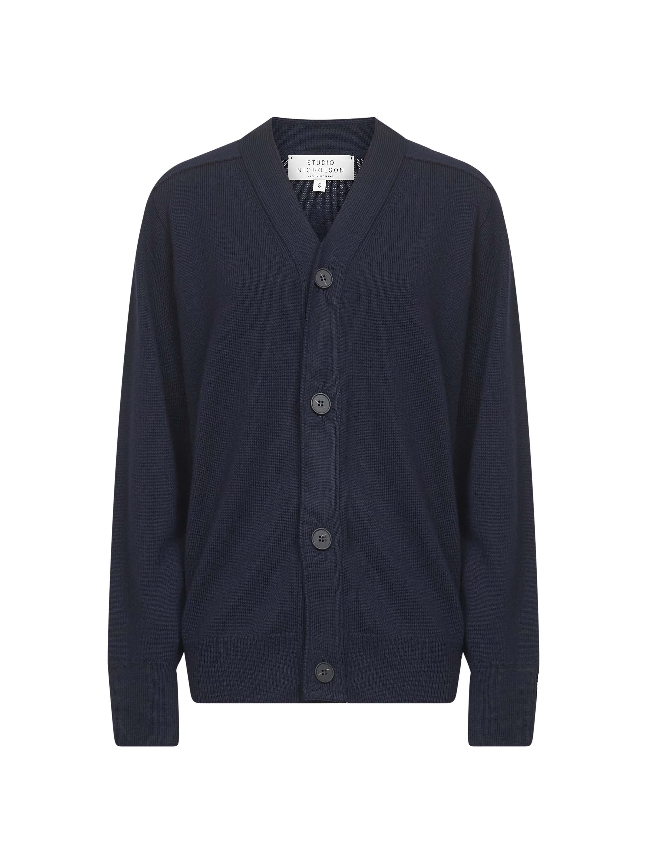 STUDIO NICHOLSON Sweaters Blue CONANSNEXTRAFINEMERINONAVY (Studio Nicholson / ニット・セーター・カーディガン ) | Studio Nicholson (スタジオニコルソン)