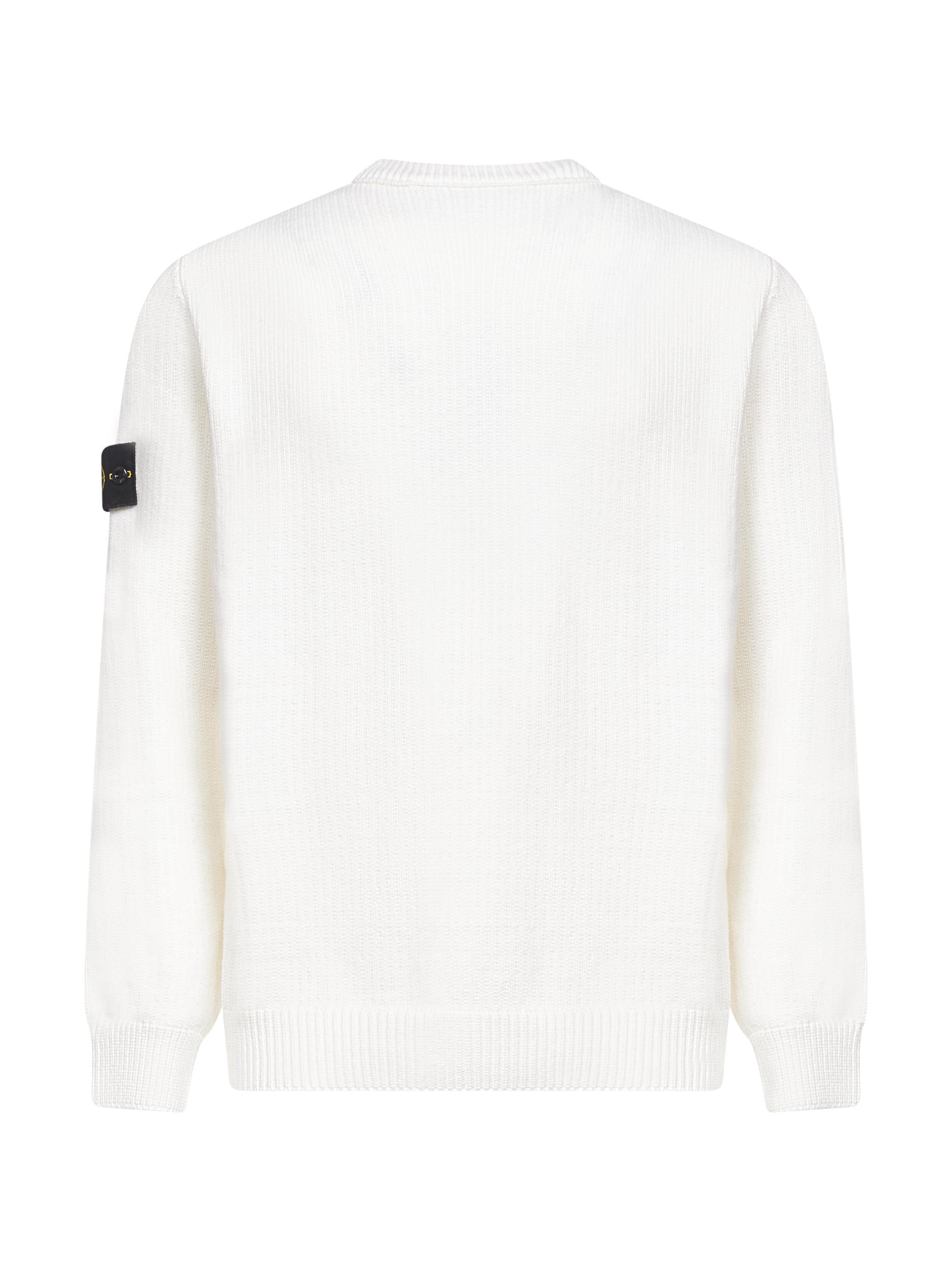 Stone Island Sweaters White K2S155100049S00A2V0093 (STONE ISLAND / ニット・セーター・カーディガン ) | STONE ISLAND (ストーンアイランド)(1)
